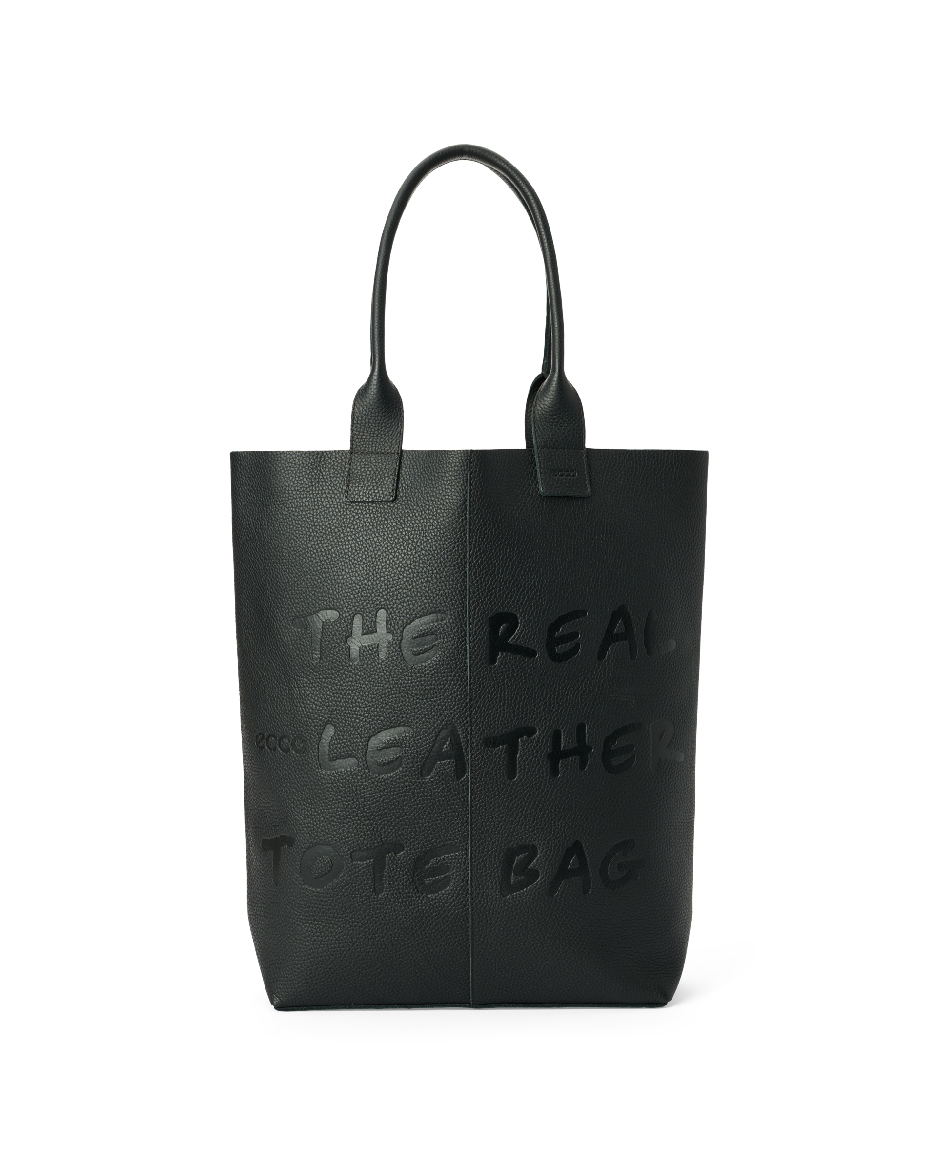 ECCO® Tote bőr bevásárló táska - Fekete - Main