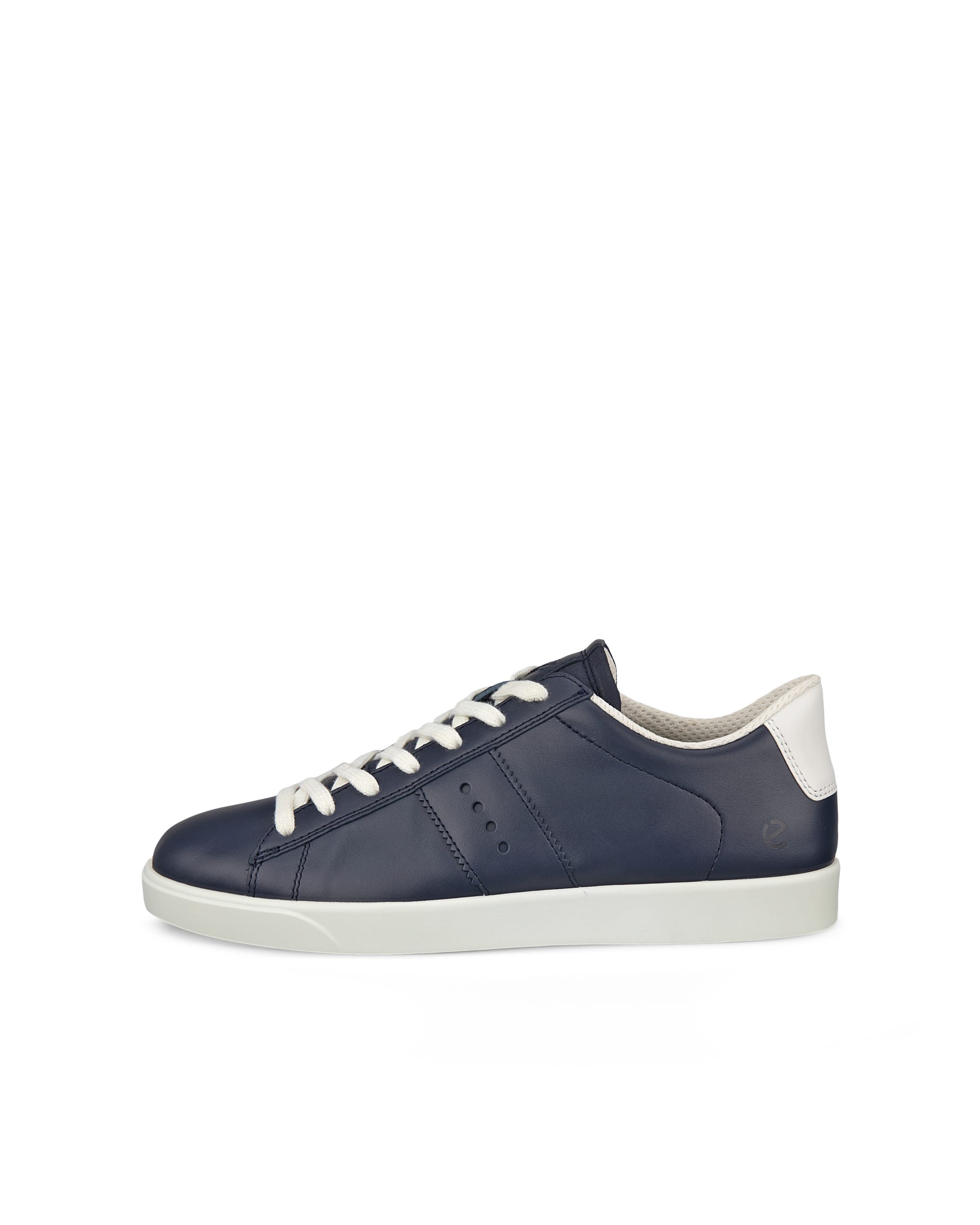 ECCO® Street Lite baskets en cuir pour femme - Bleu - Outside