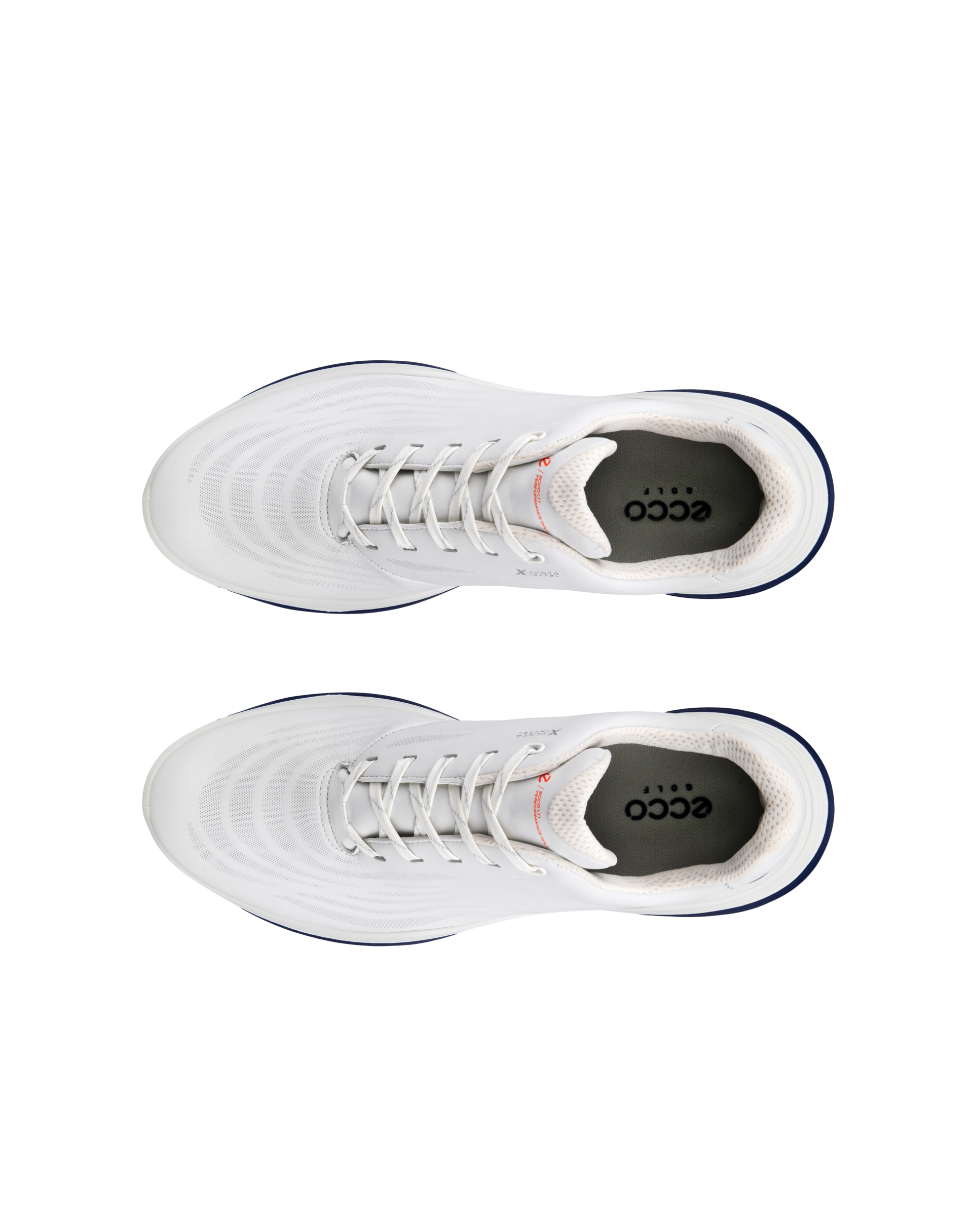 Men's ECCO® Golf LT1 Leather Waterproof Golf Shoe | White Men's ECCO® Golf LT1 Leather Waterproof Golf Shoe | White