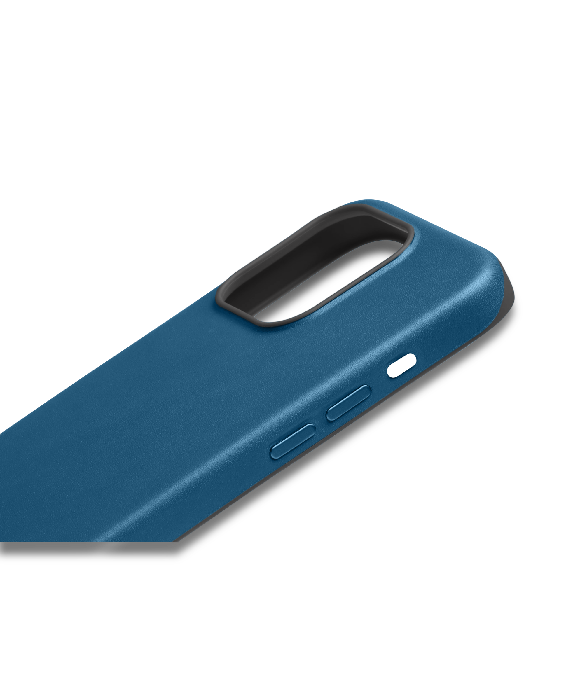 ECCO X Bellroy Phone Case 15 Pro レザースマホケース - ブルー - Detail-1
