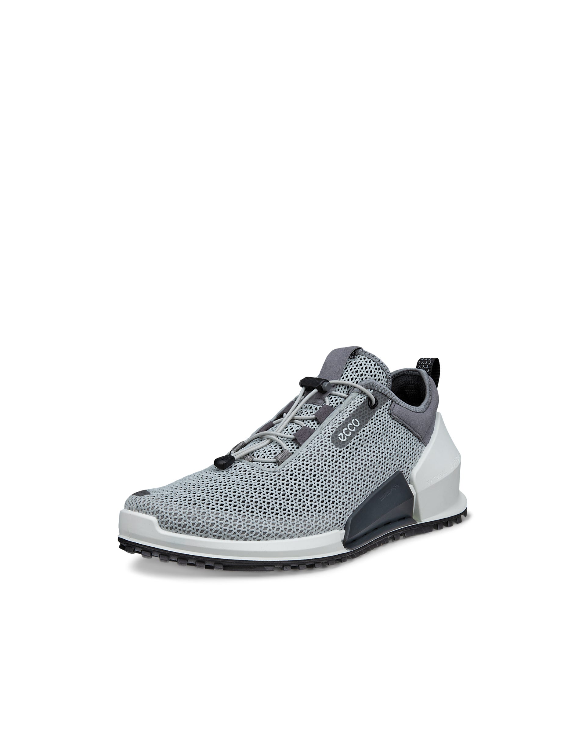 Men's ECCO® Biom Low Breathru Textile Sneaker Grey