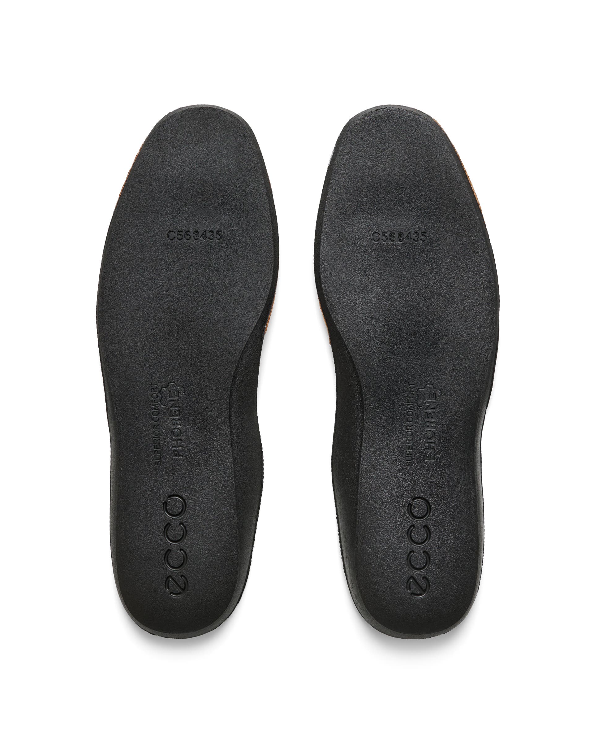 ECCO® semelle intérieure en cuir pour femme - Brun - Inside