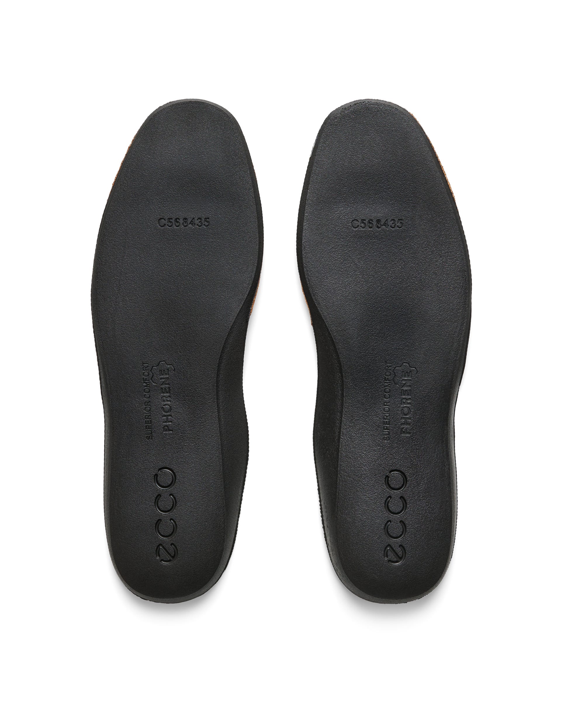 ECCO® semelle intérieure en cuir pour femme - Brun - Inside