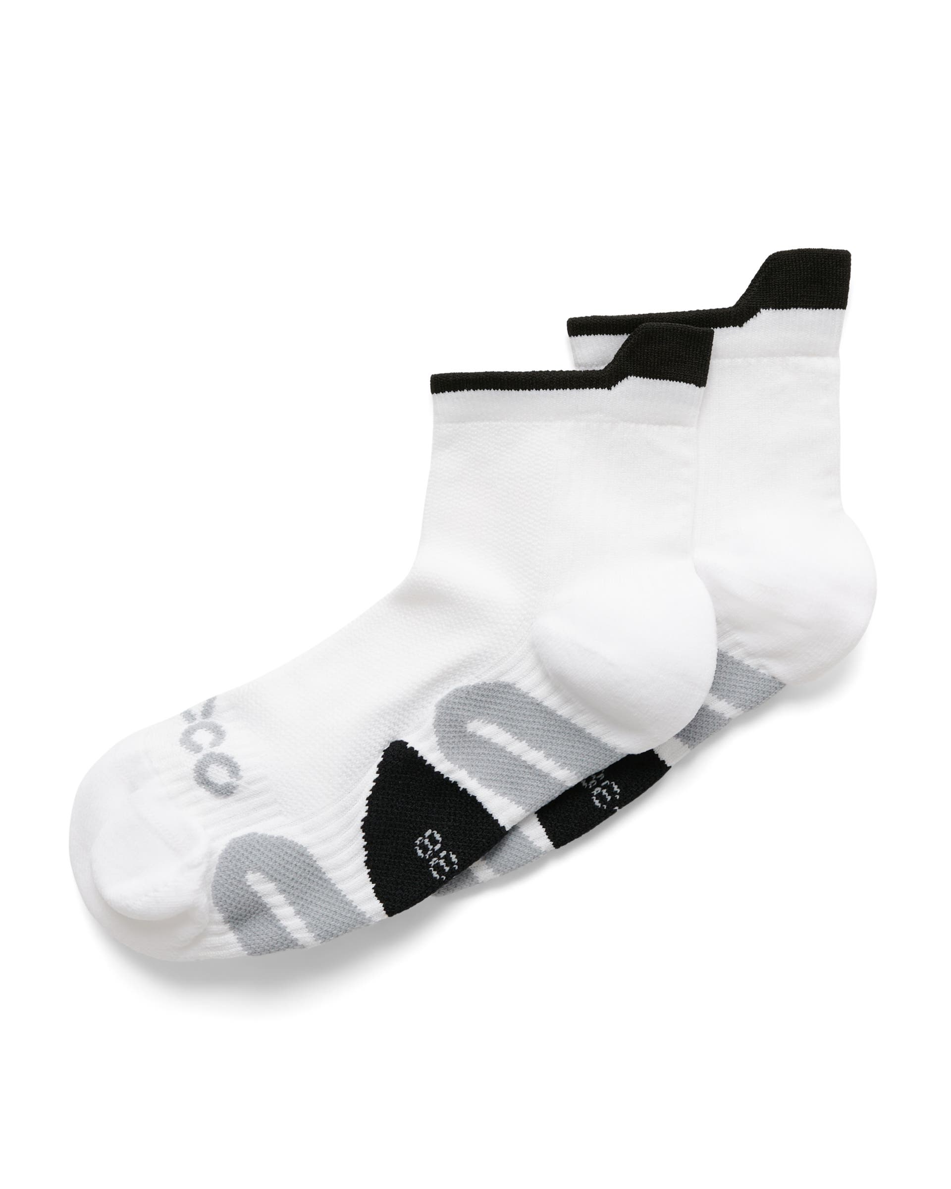 Unisex ECCO® Ankle Socks - White - Main