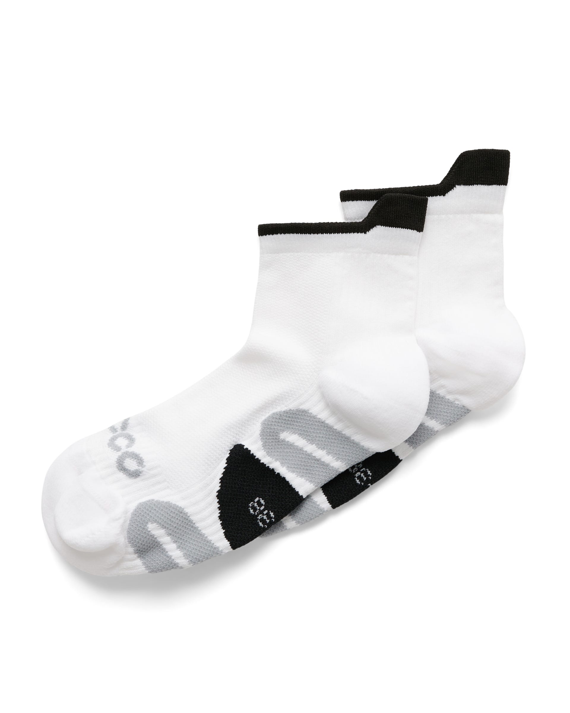 Unisex ECCO® Ankle Socks - White - Main