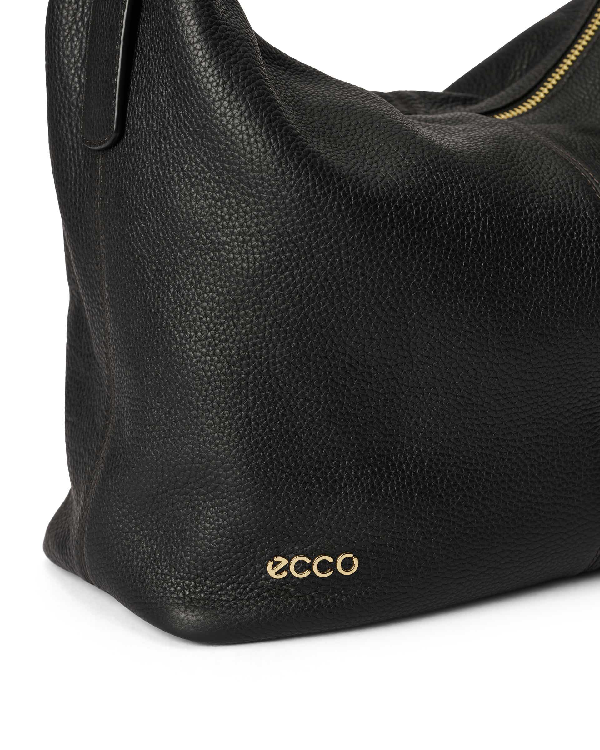 Bolso hobo de piel ECCO® Hobo - Negro - Detail-1
