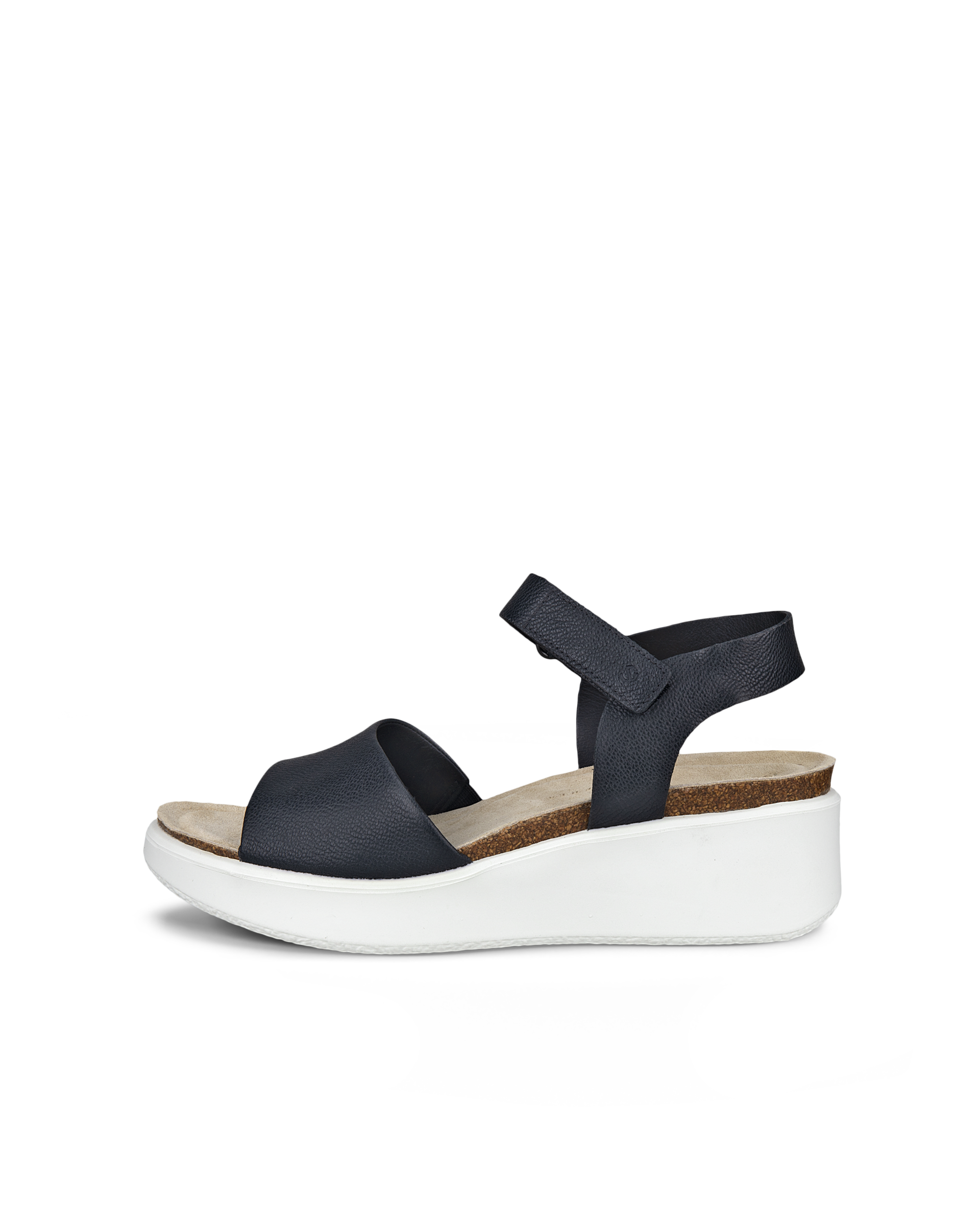 ECCO Flowt Wedge ウィメンズ レザーコルクヒールウェッジソール