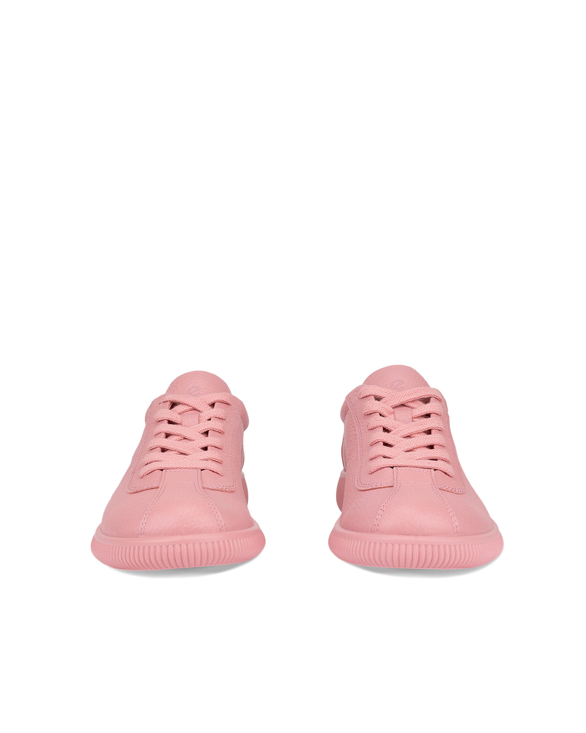 ECCO® Soft Zero Damen Ledersneaker - Rosa - Front pair