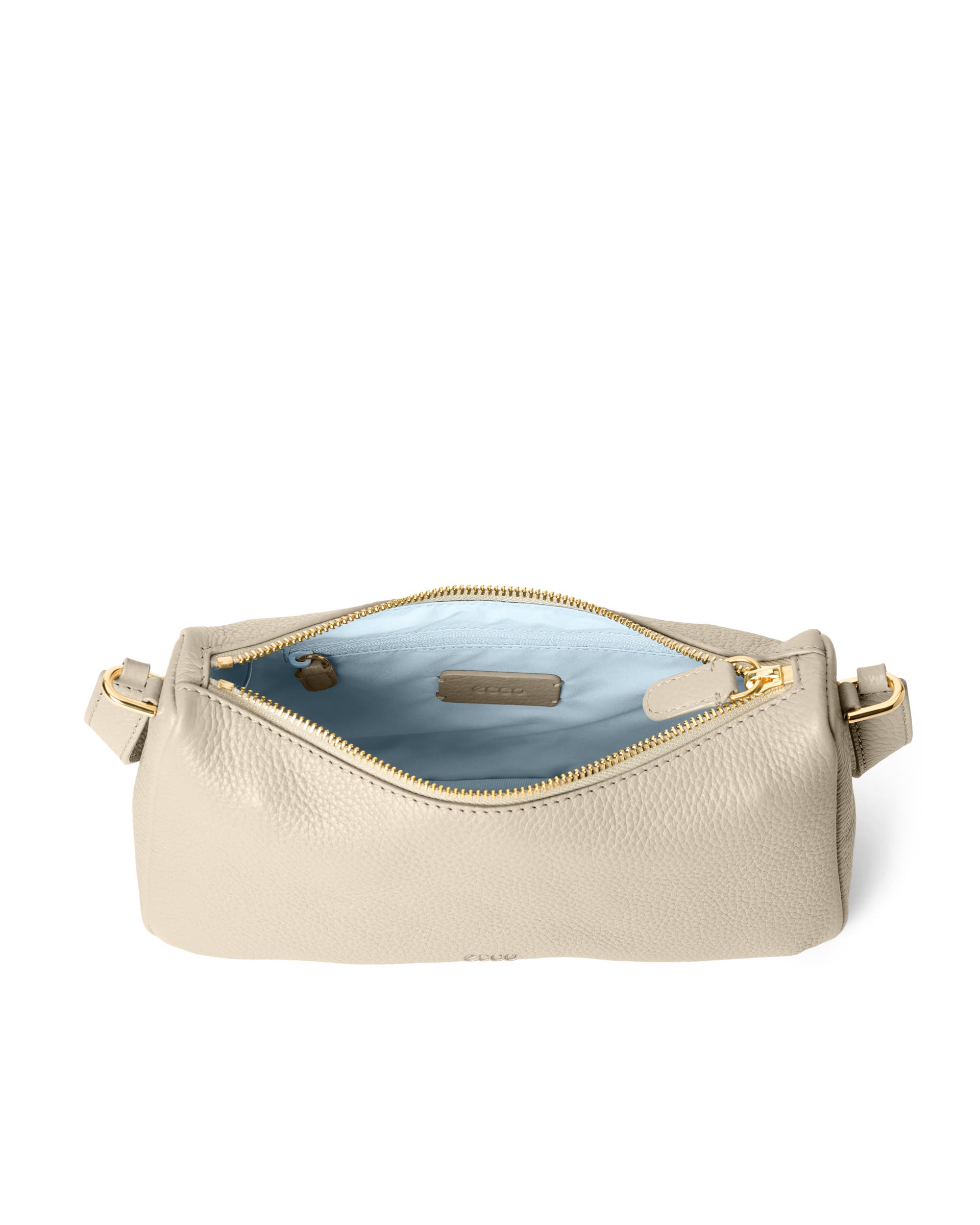 ECCO® Essential skuldertaske i læder - Beige - Inside