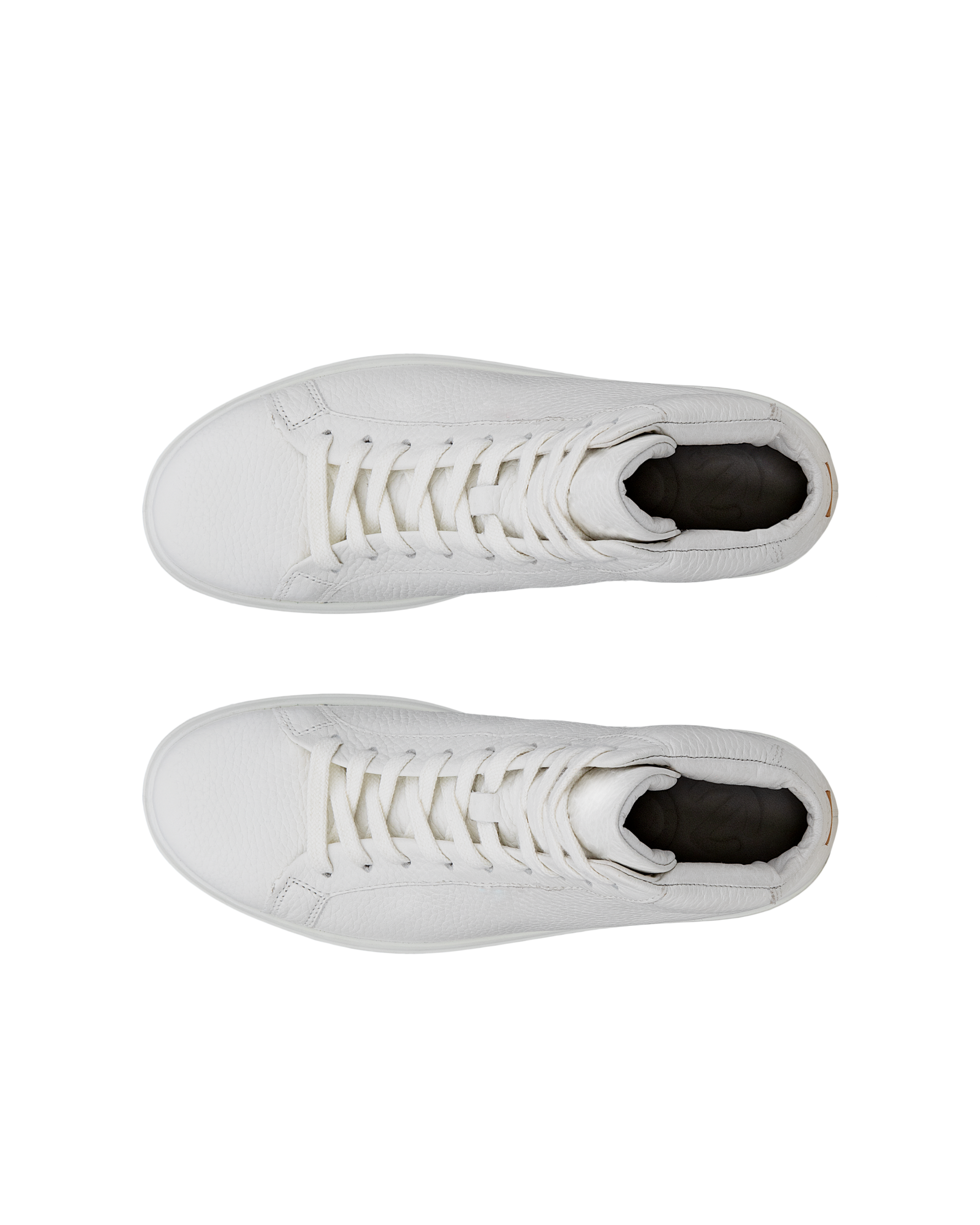 ECCO Soft 60 ウィメンズ レザーハイカットスニーカー | ホワイト