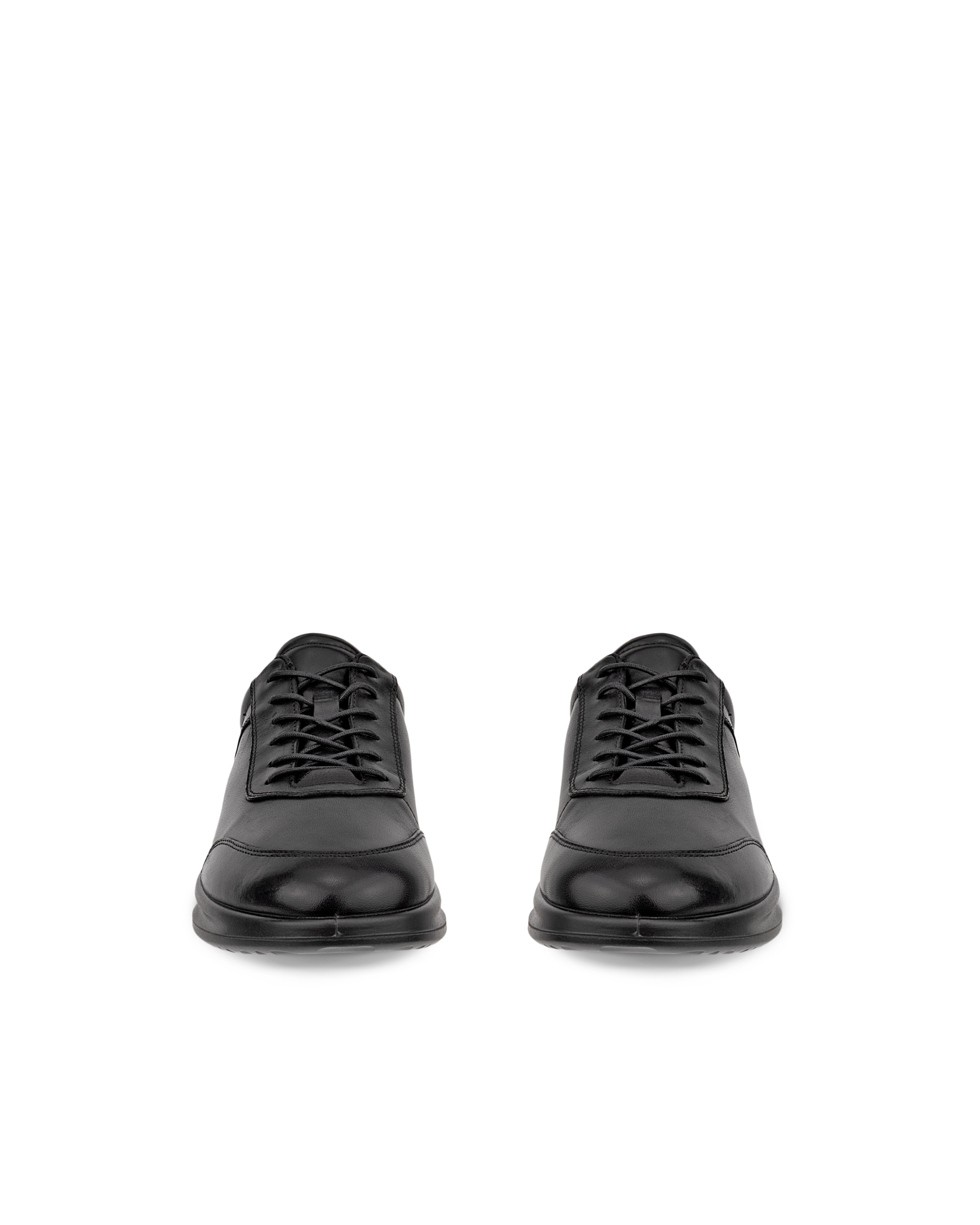 ECCO Aquet メンズ レザーシューズ - ブラック - Front pair