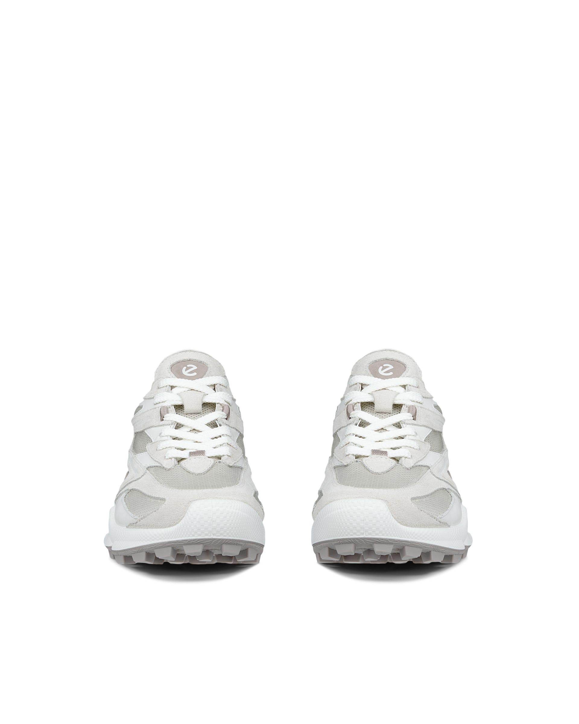 Dámské velurové tenisky ECCO® BIOM C-TRAIL - Bílá - Front pair