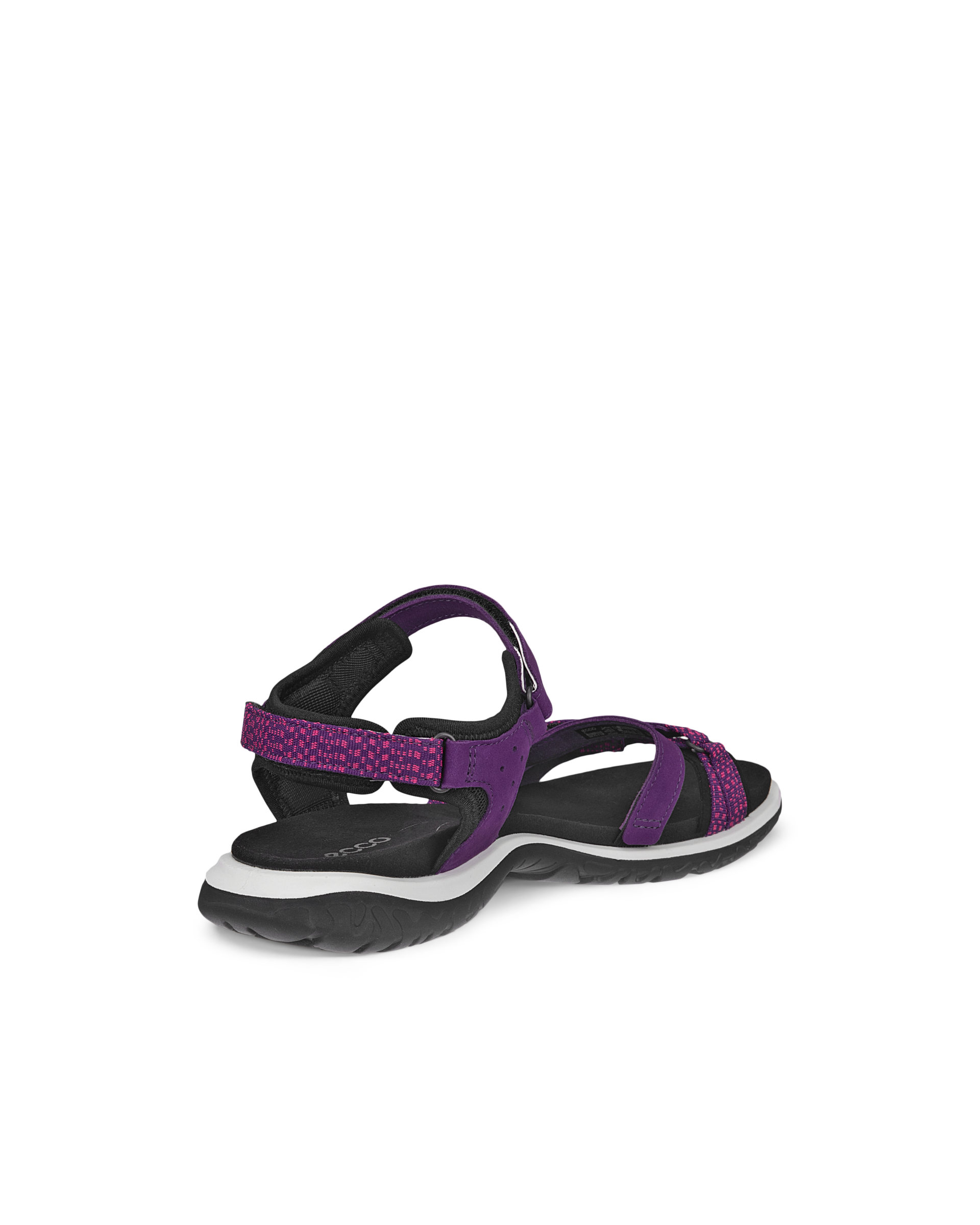 ECCO® Offroad Roam Dames nubuck sandaal met twee bandjes - Paars - Back