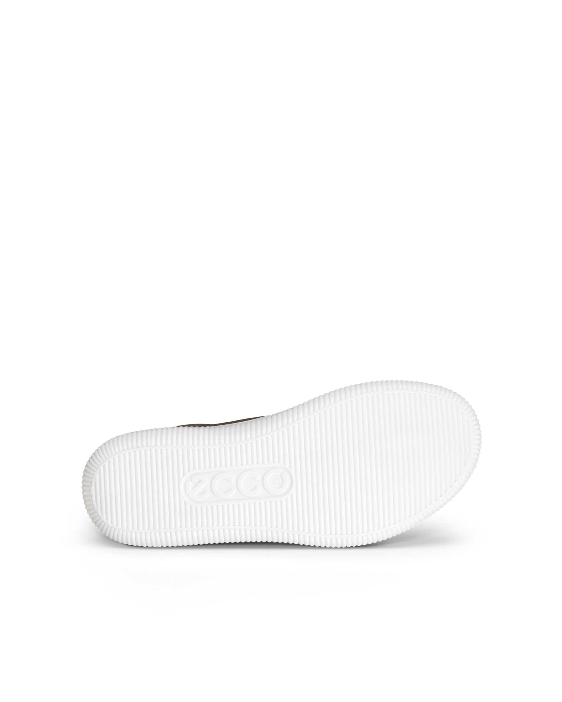 ECCO soft zero MEN メンズ レザースニーカー - ブラウン - Sole