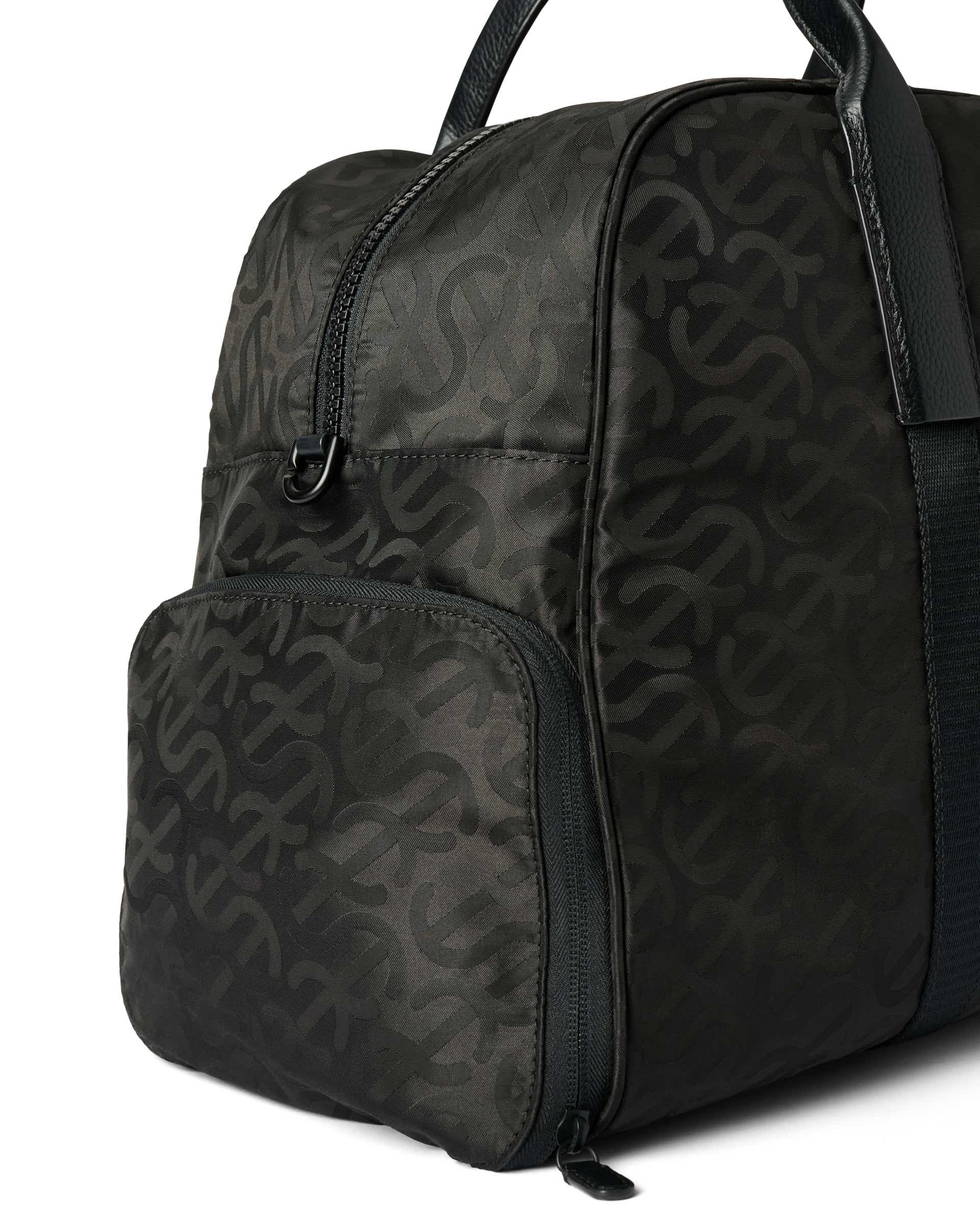 ECCO® GOLF BOSTON Leder-Dufflebag - Schwarz - Detail-2