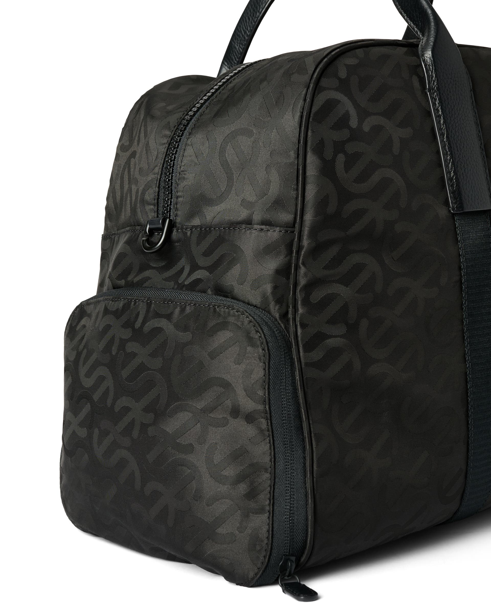 ECCO® GOLF BOSTON Leder-Dufflebag - Schwarz - Detail-2