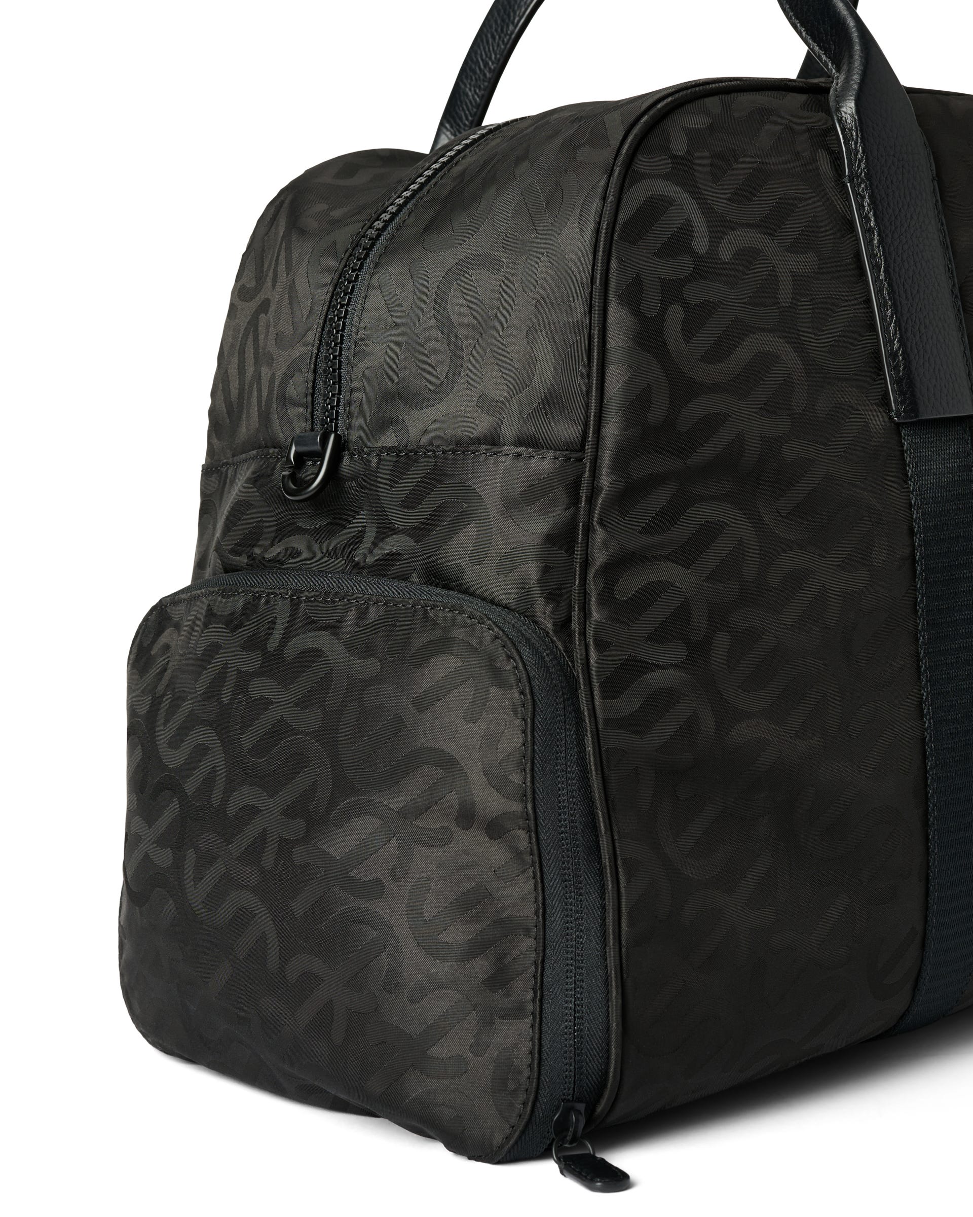 ECCO® GOLF BOSTON Leder-Dufflebag - Schwarz - Detail-2