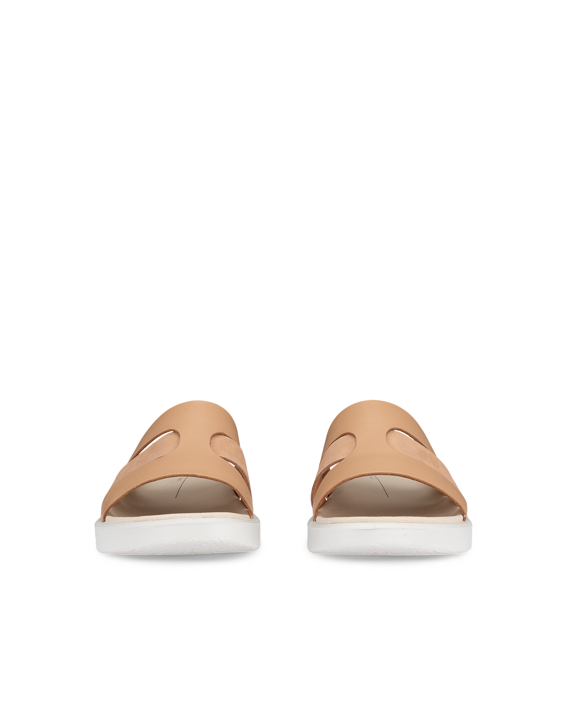 ECCO® Flowt Dames nubuck slipper - Bruin - Front pair