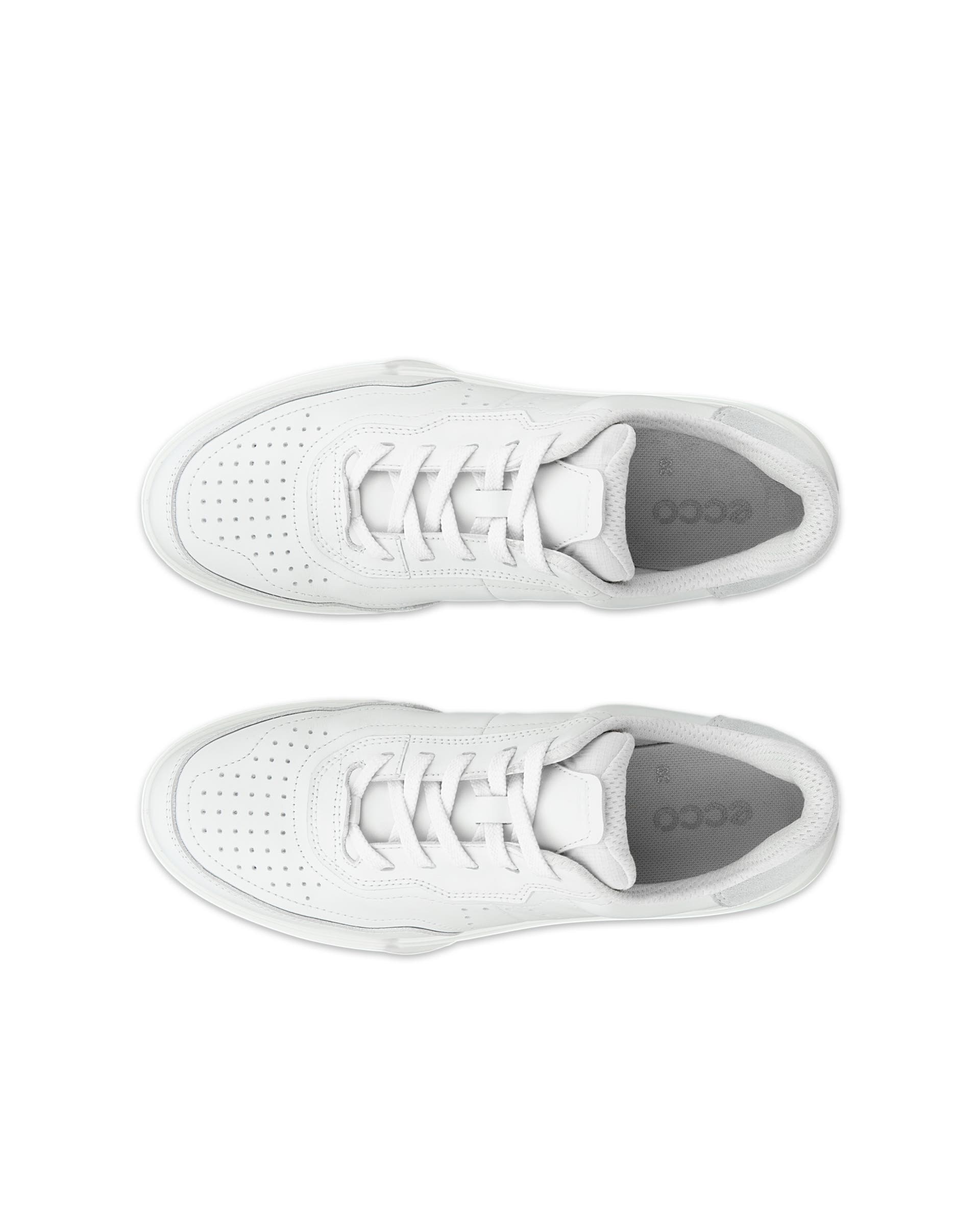 Ténis couro mulher ECCO® Street Court - Branco - Top left pair