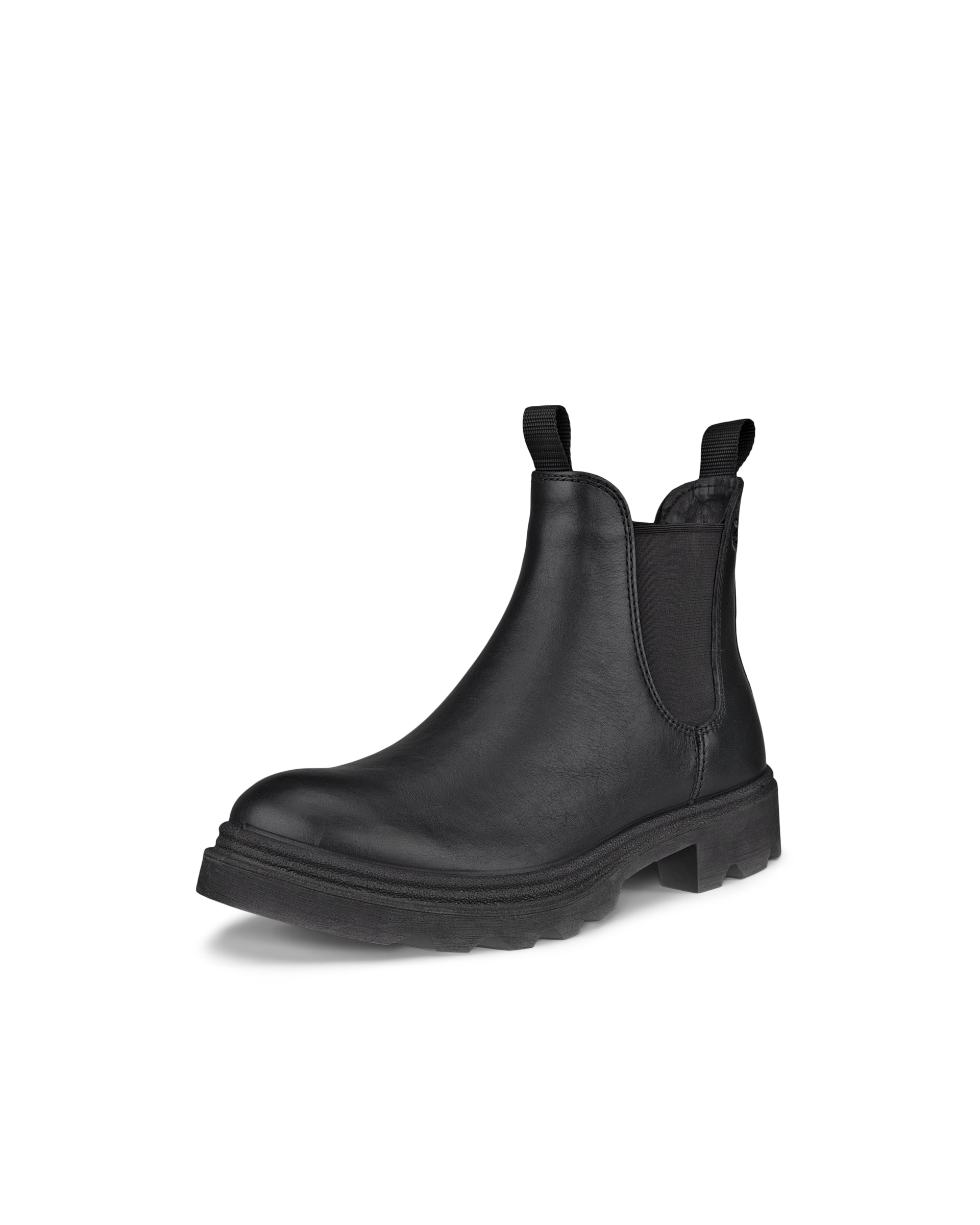 Women's ECCO® Grainer Leather Chelsea Boot - Black - Main