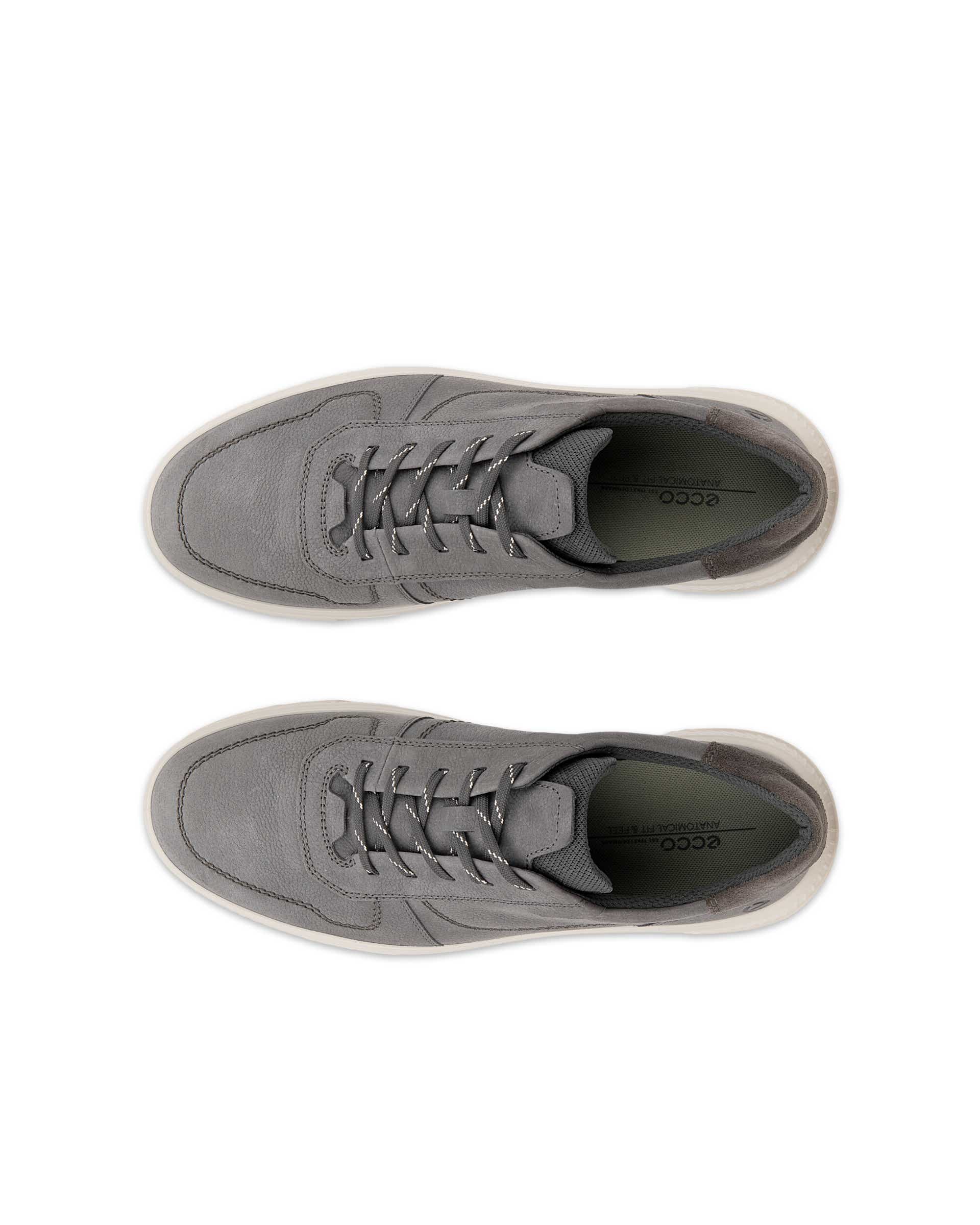 ECCO® MOVE sneakers i nubuck til herrer - Grå - Top left pair