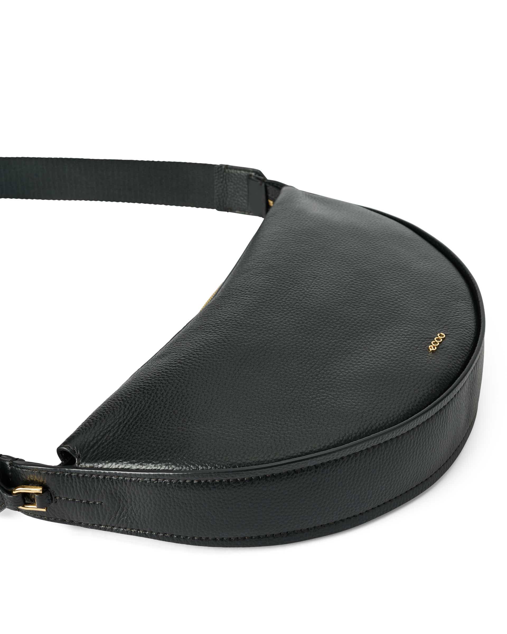 ECCO® Medium Fortune Leather Crossbody Bag | Black