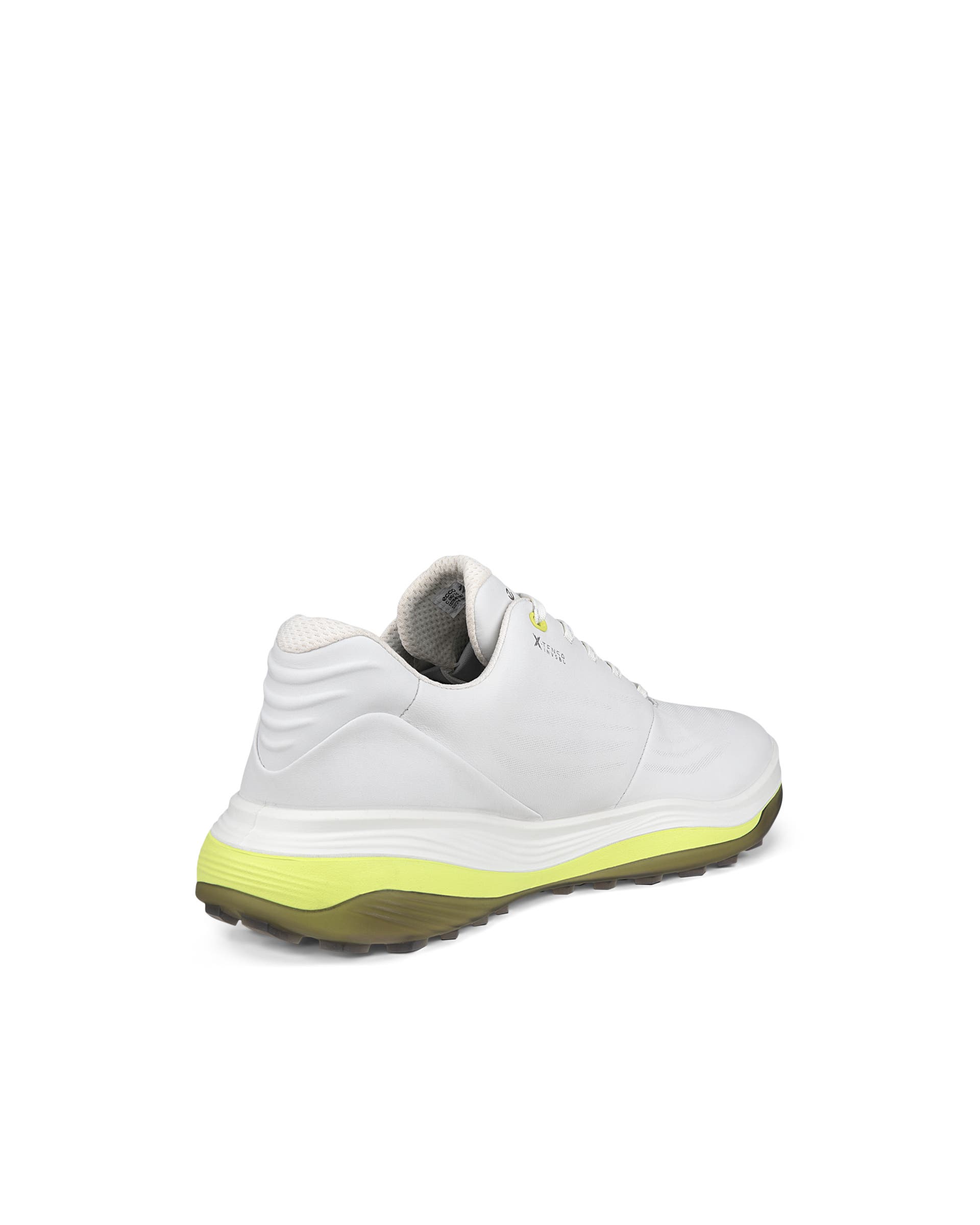 ECCO LT1 GOLF LACE Men メンズ レザーウォータープルーフゴルフシューズ - ホワイト - Back