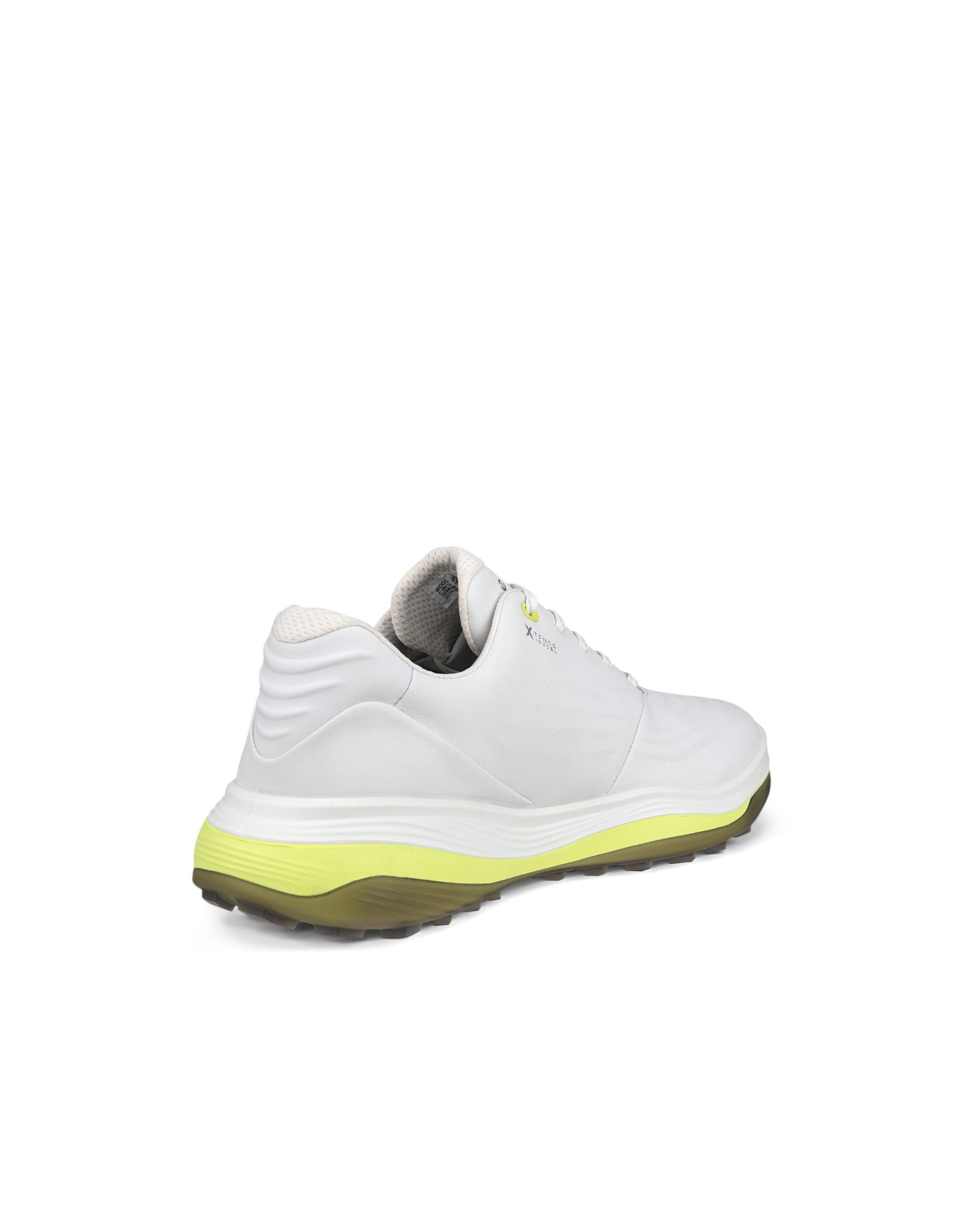 ECCO LT1 GOLF LACE Men メンズ レザーウォータープルーフゴルフシューズ - ホワイト - Back