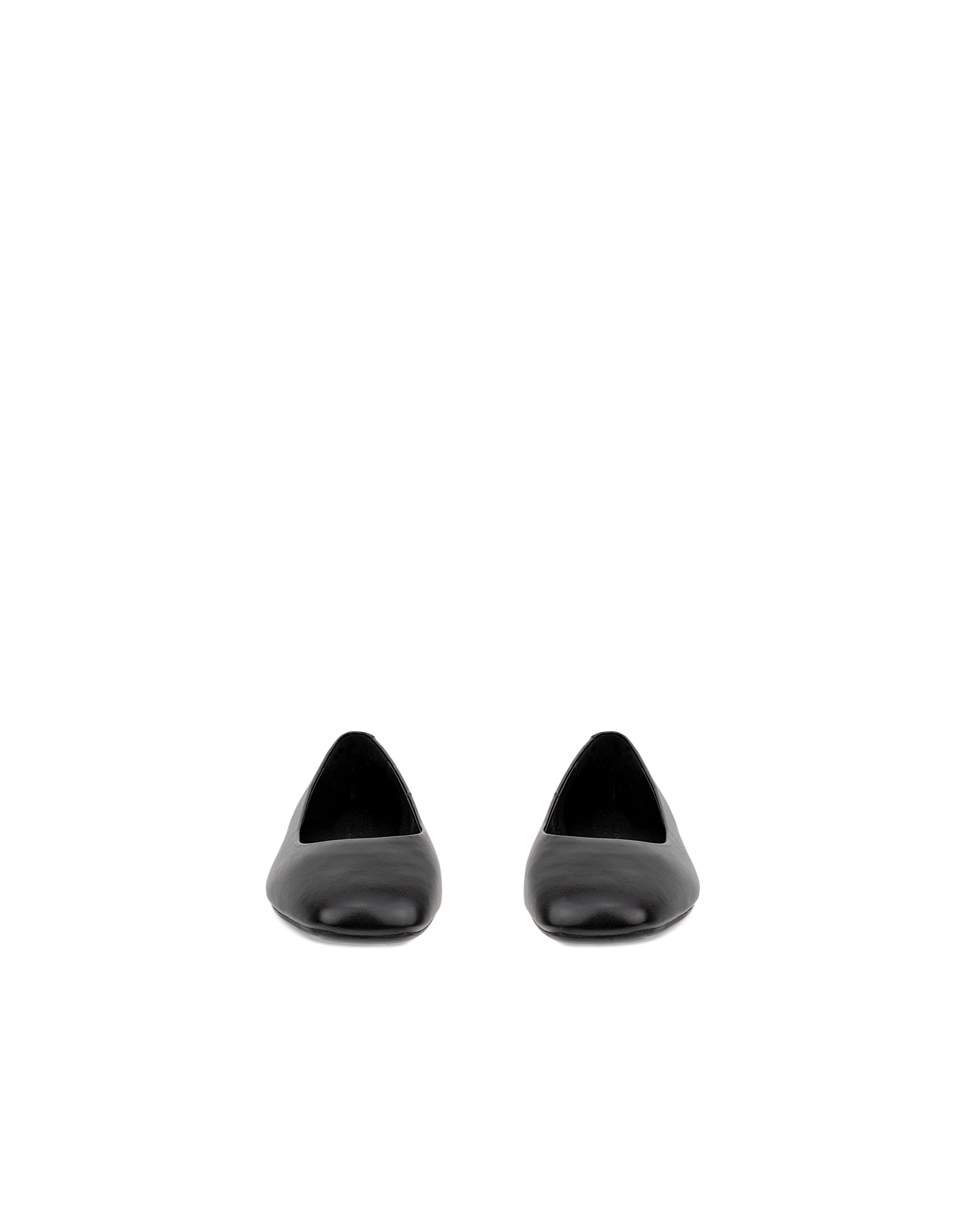ECCO® Margot ballerinasko i læder til damer - Sort - Front pair