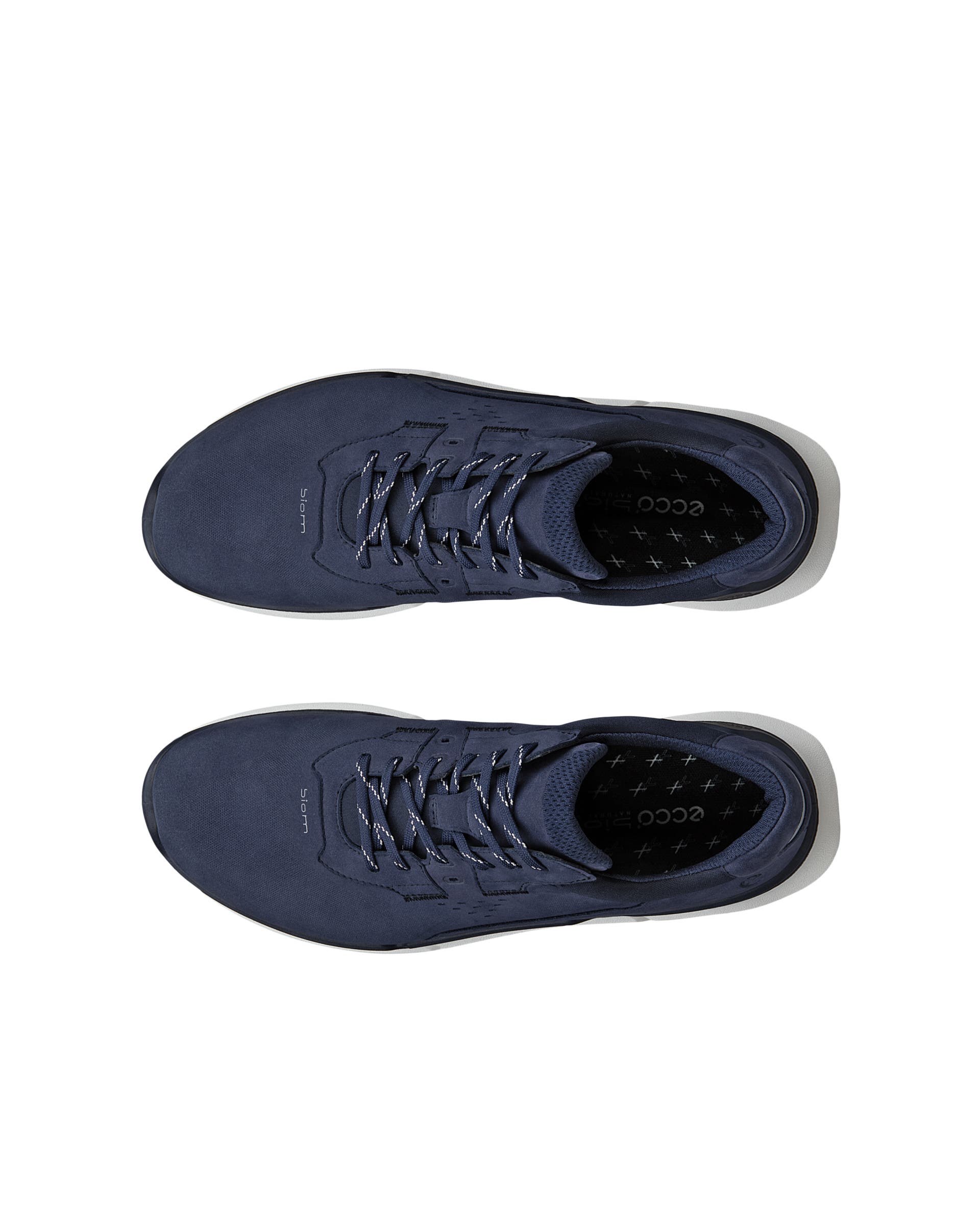 Men's ECCO® BIOM 2.2 Nubuck Trainer - Blue - Top left pair