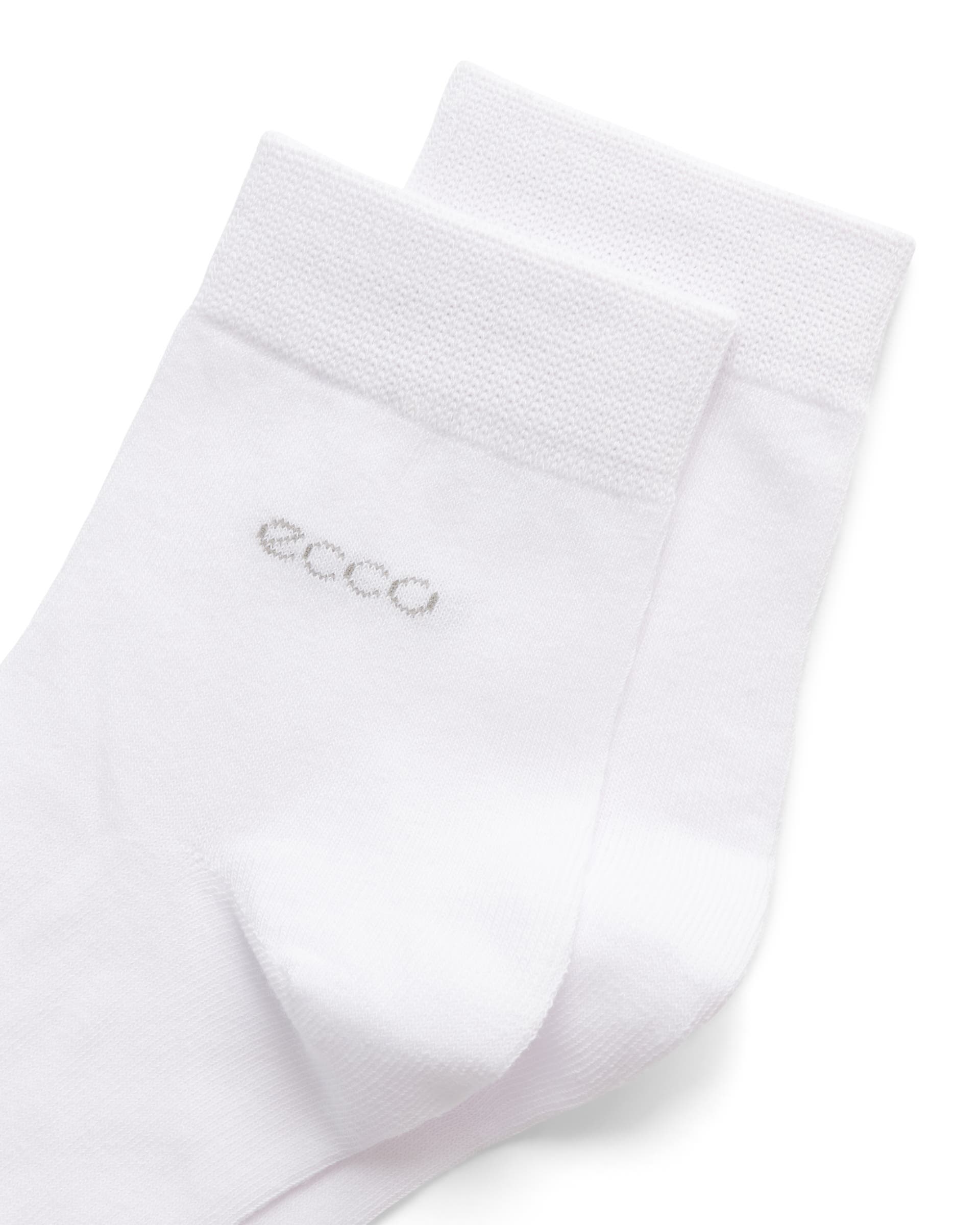 ECCO Classic ユニセックス ソックス - ホワイト - Detail-2