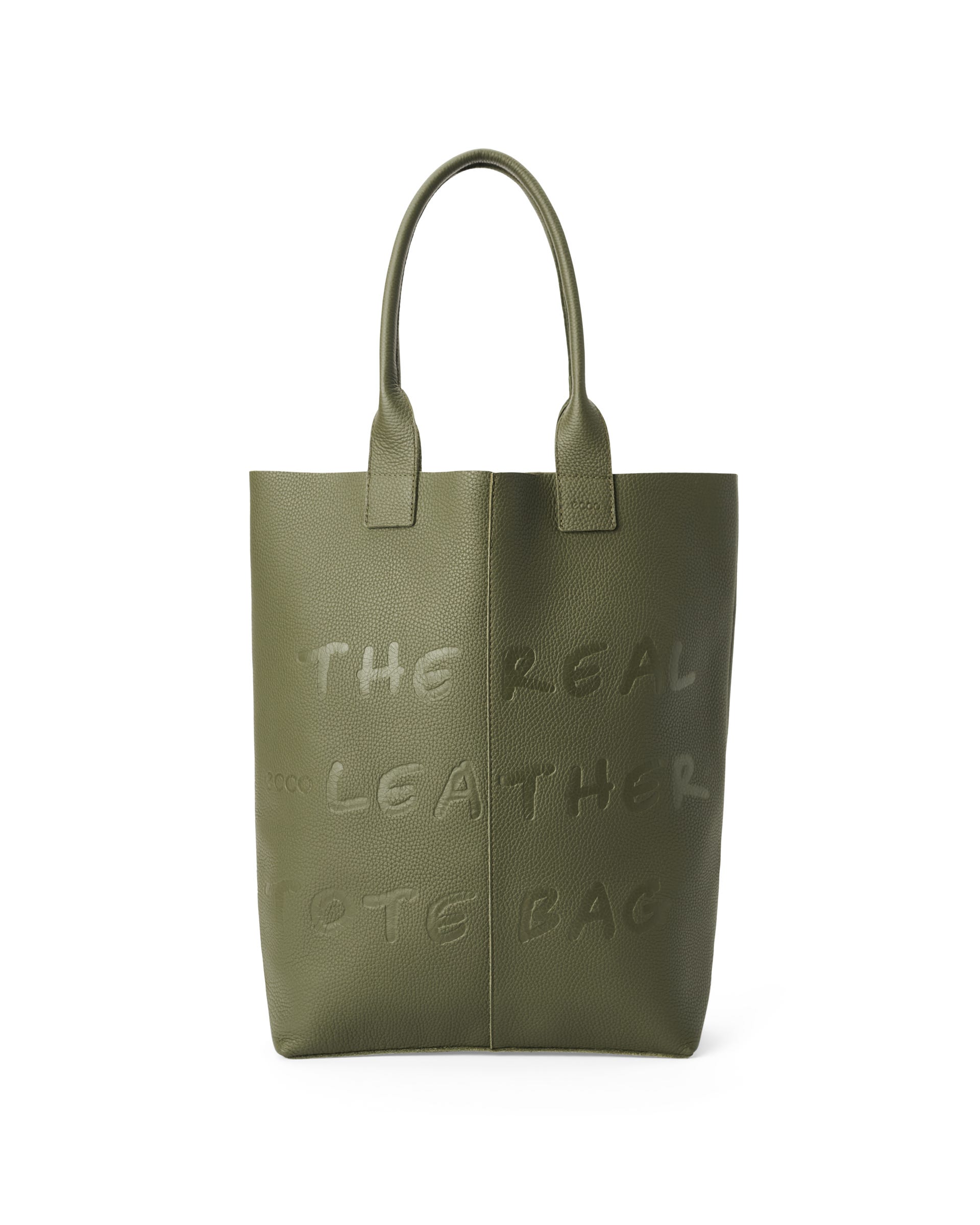 ECCO® Tote Leather Tote Bag Green