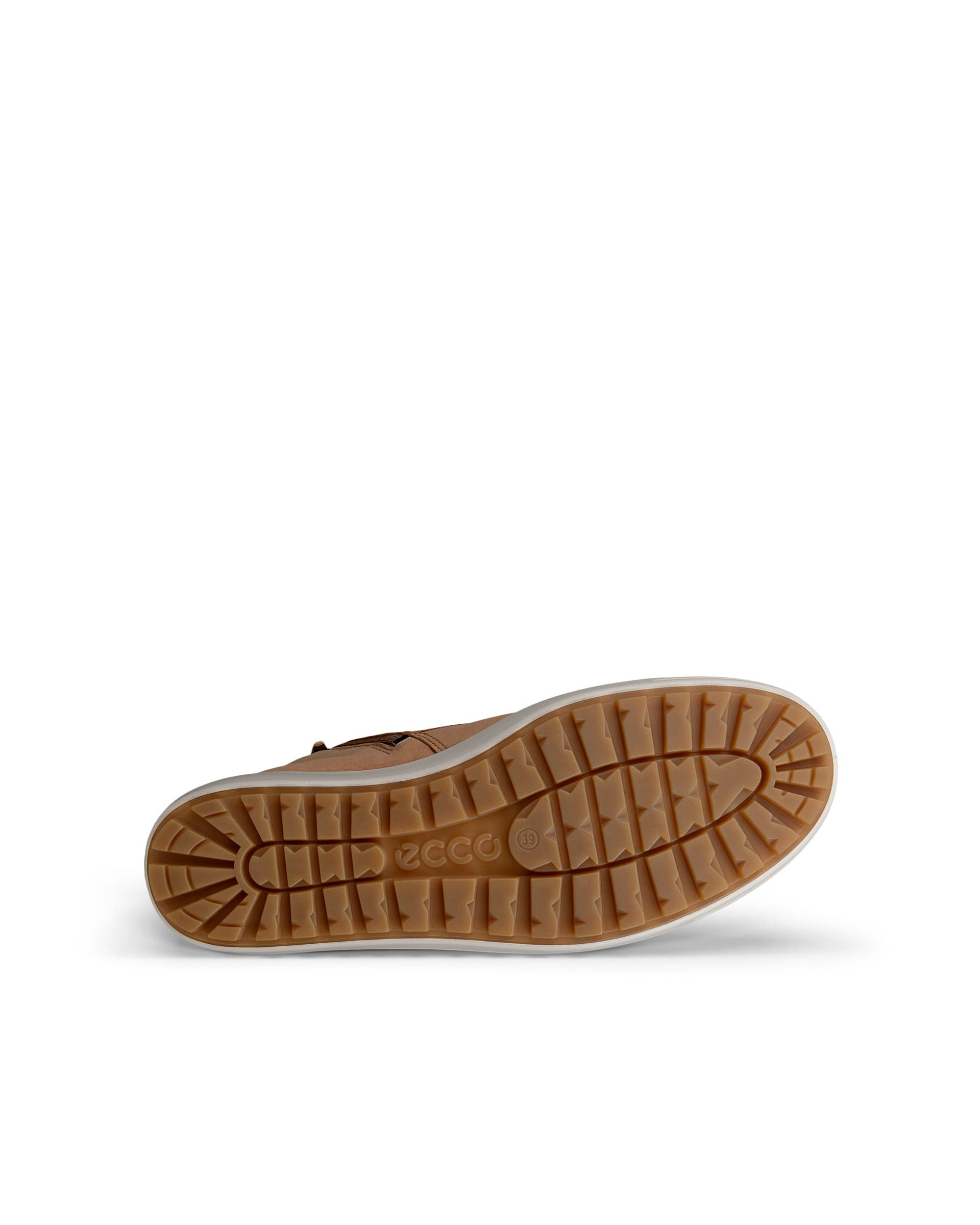 Women's ECCO® Soft 7 Tred Leather Mid-Cut Boot - Brown - Sole