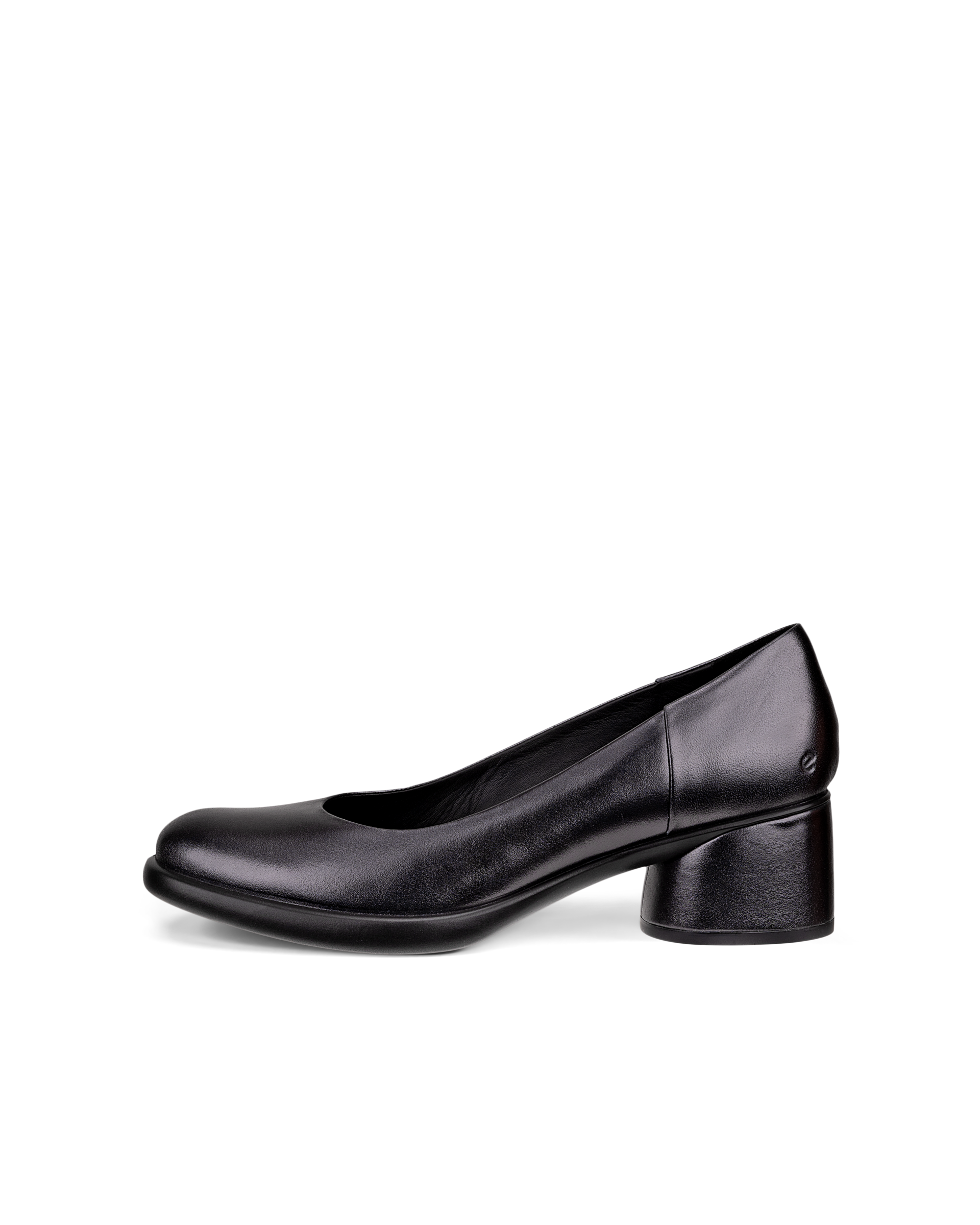 ECCO® Sculpted LX 35 Damen Lederpumps mit Blockabsatz - Silber - Outside