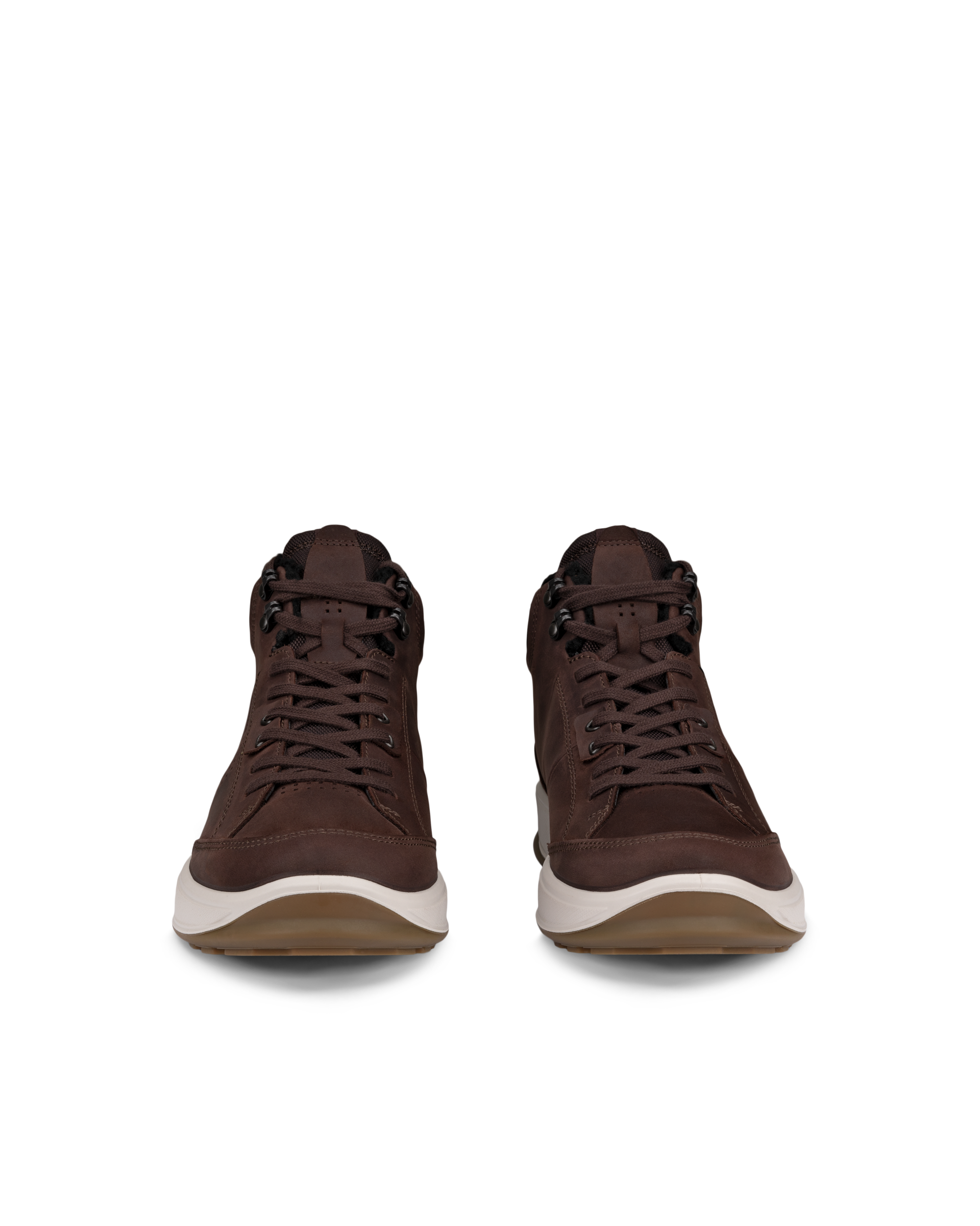 ECCO® Byway 2.0 bottines imperméable en nubuck pour homme - Brun - Front pair