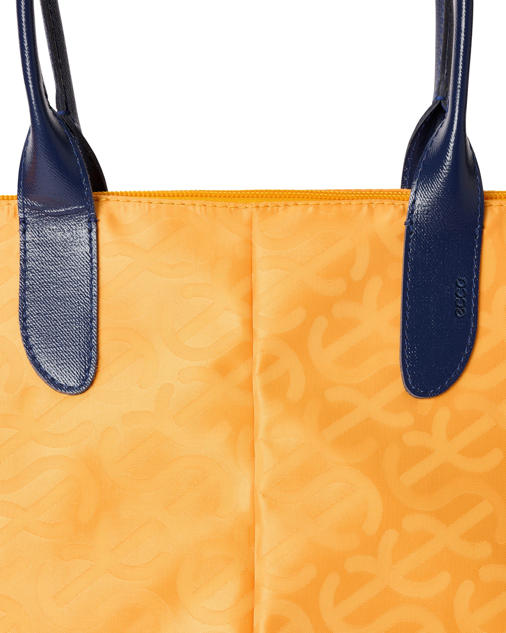 ECCO® Tote Shopper aus Leder - Orange - Detail-1