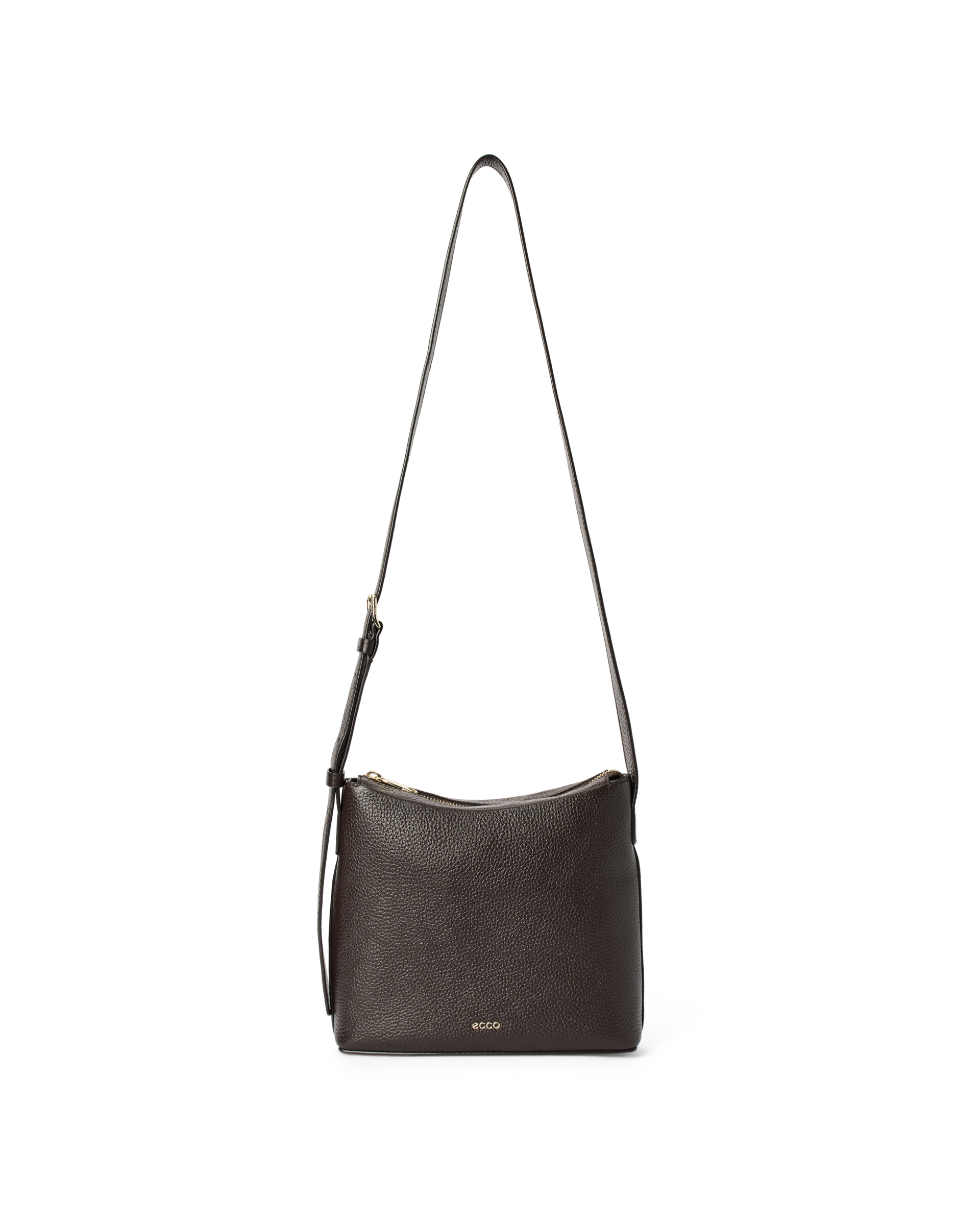 ECCO Cove Crossbody - Women's Leather Crossbody Bag - Brown