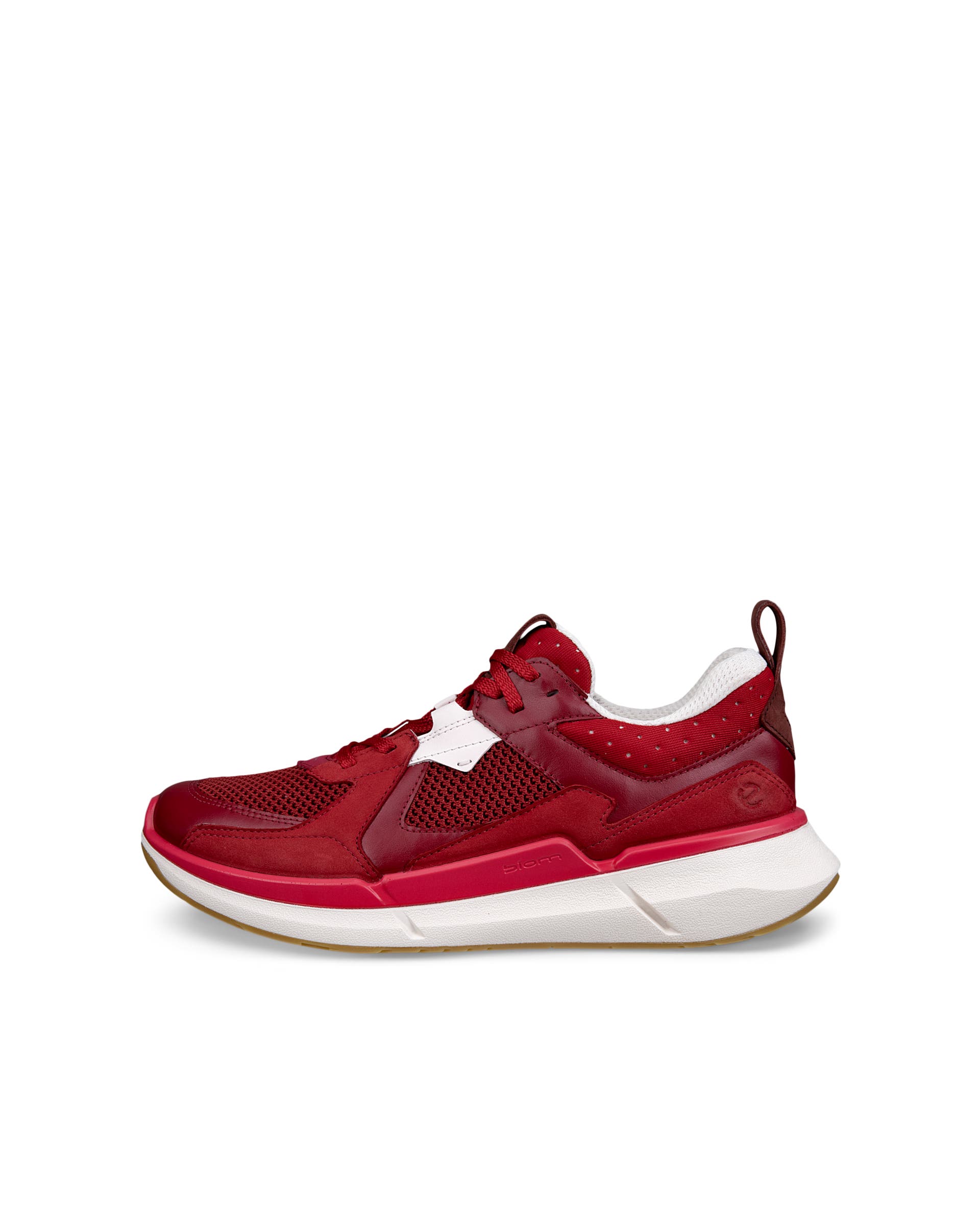 ECCO® Biom 2.0 Damen Sneaker aus Leder & Textil - Rot - Outside