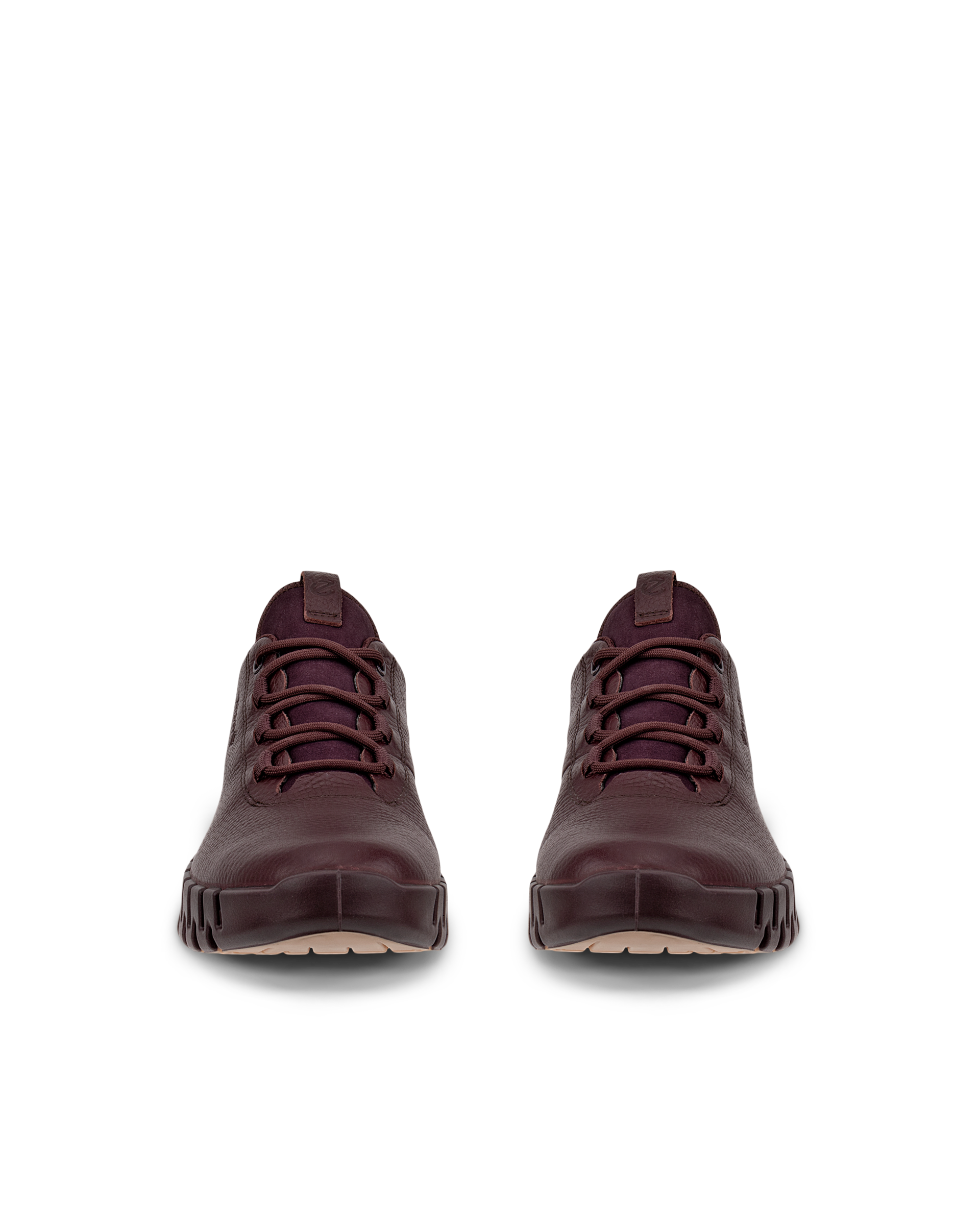 ECCO Gruuv WOMEN ウィメンズ レザーGore-Texスニーカー - パープル - Front pair