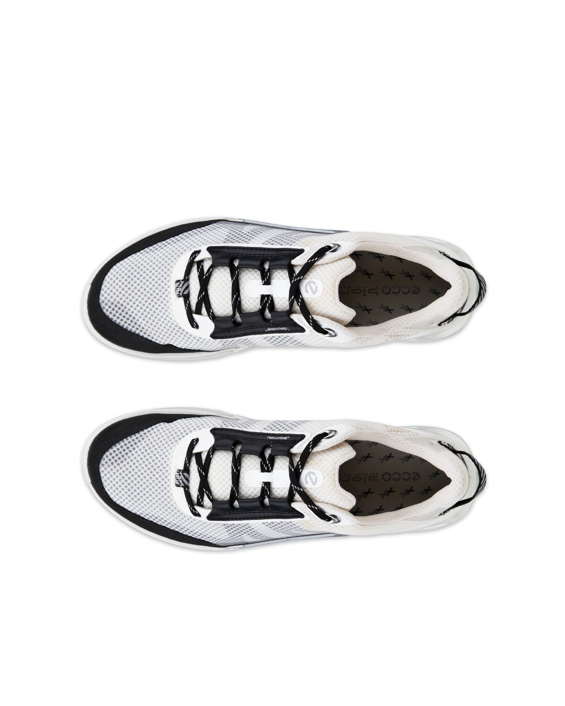 ECCO® Biom 2.1 X Mountain Damen Textil Wanderschuh - Weiss - Top left pair