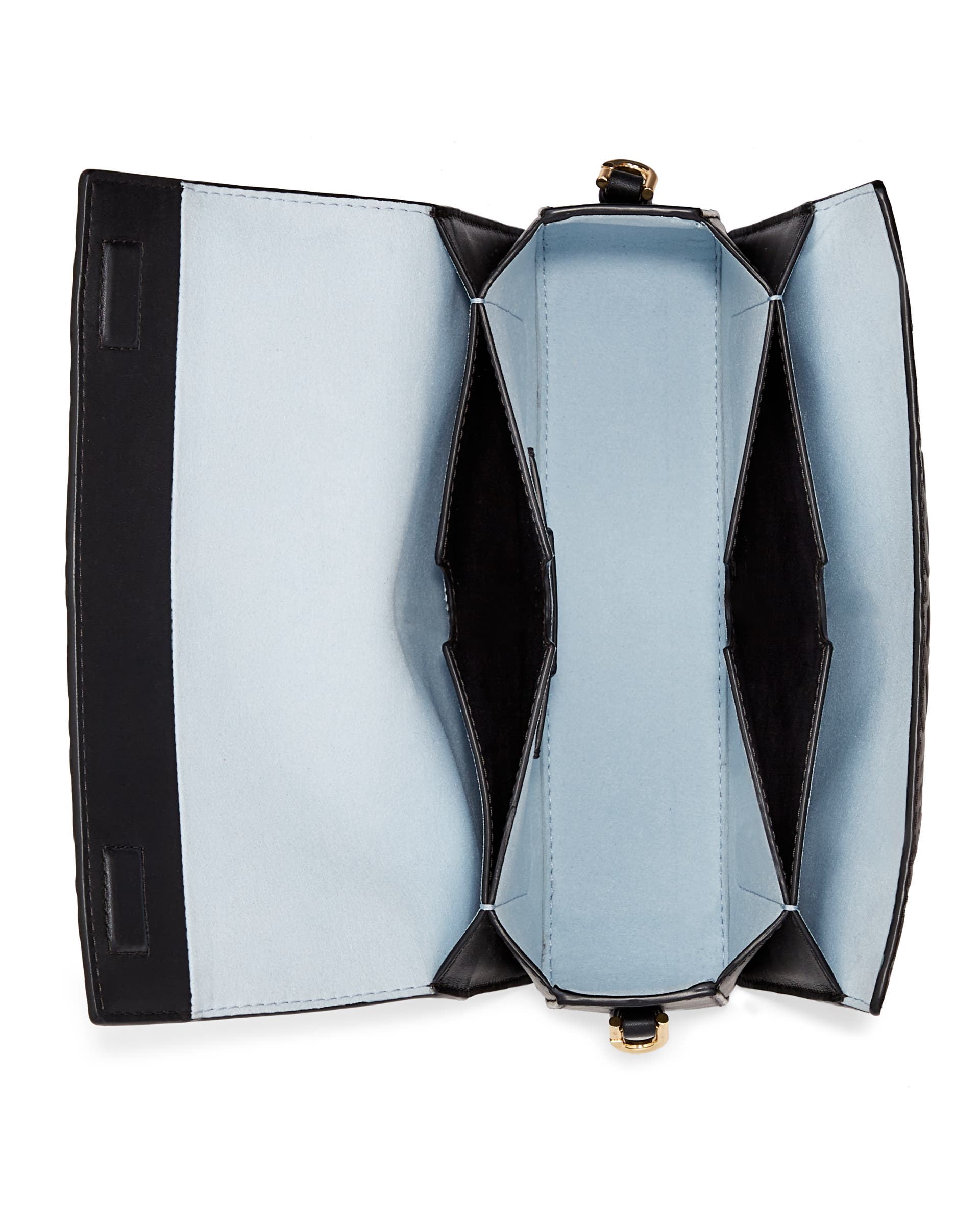 ECCO Pinch Large Wave レザークロスボディバッグ - ブラック - Birdeye