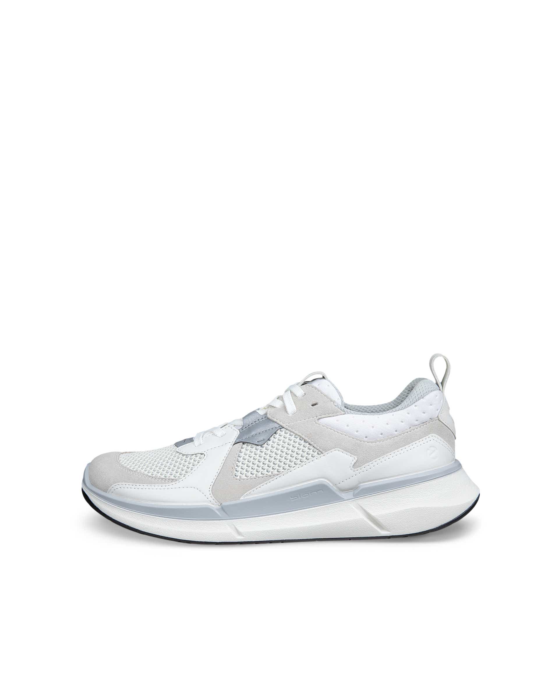 Men's ECCO® Biom 2.2 Suede Sneaker - White - Outside