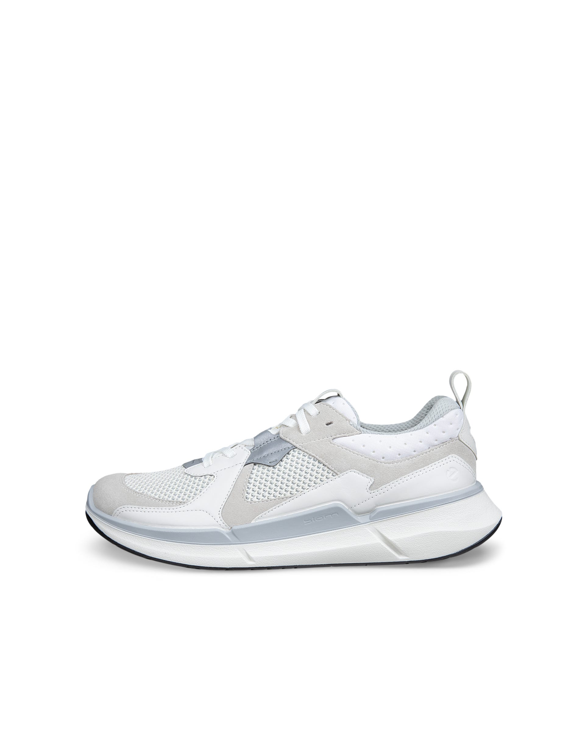 Men's ECCO® Biom 2.2 Suede Sneaker - White - Outside