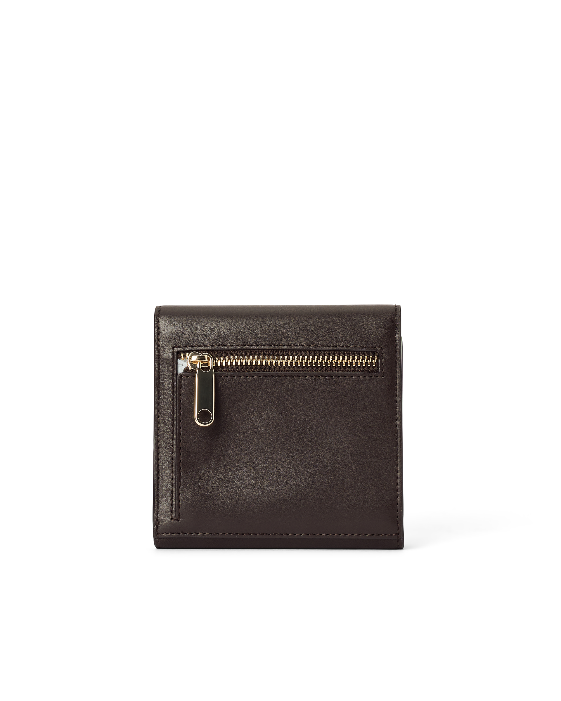 ECCO Wallet E Wave Lock — Brown