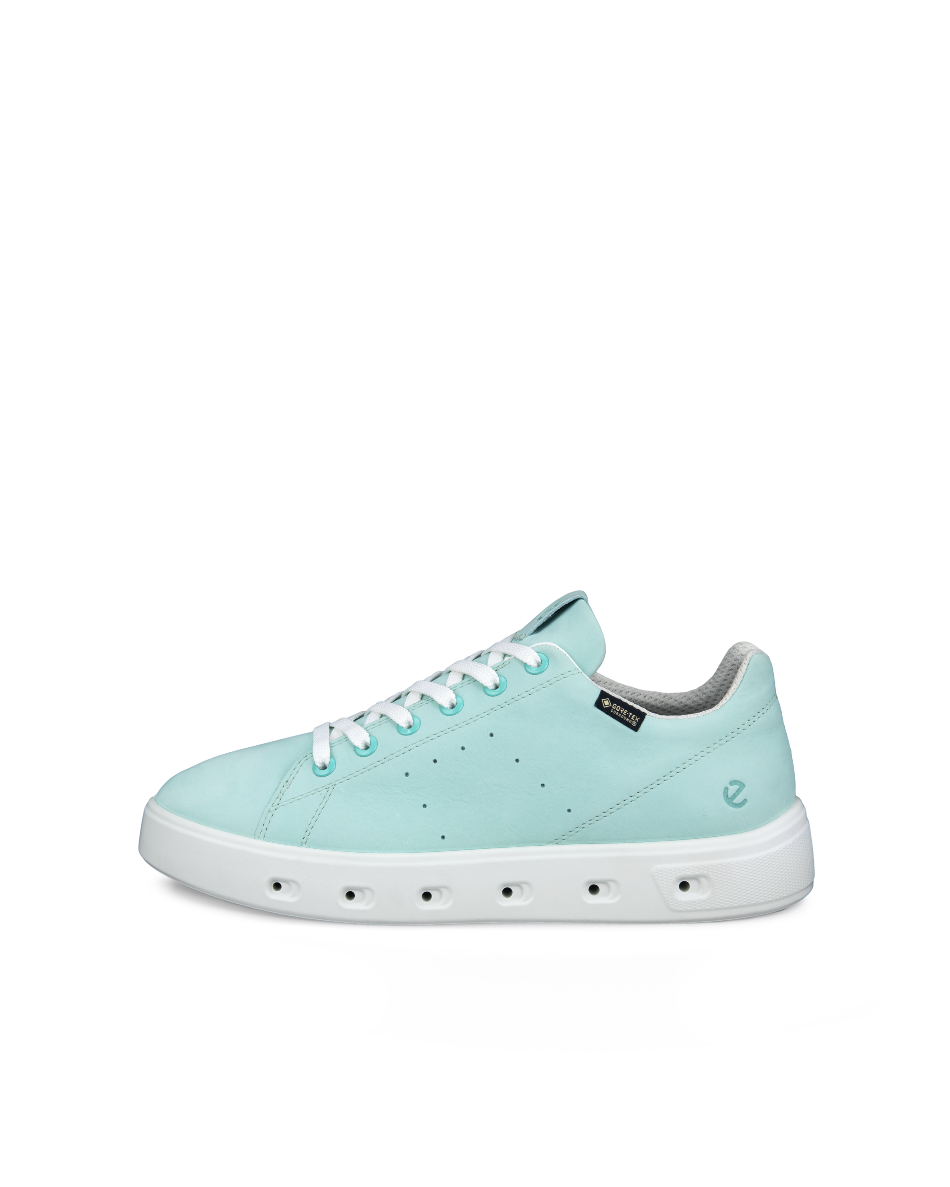 ECCO STREET 720 - Women's Nubuck Gore-Tex Trainer - Green - 37- Gore-Tex