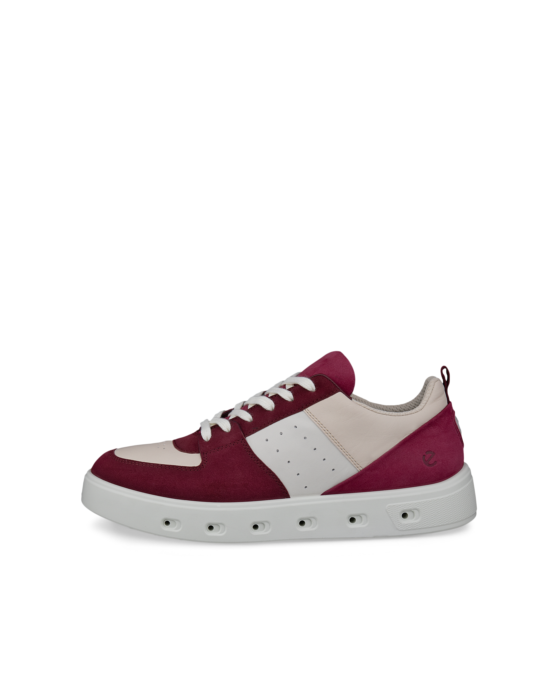 ECCO® Street 720 Gore-Tex sneakers i læder til damer - Rød - Outside