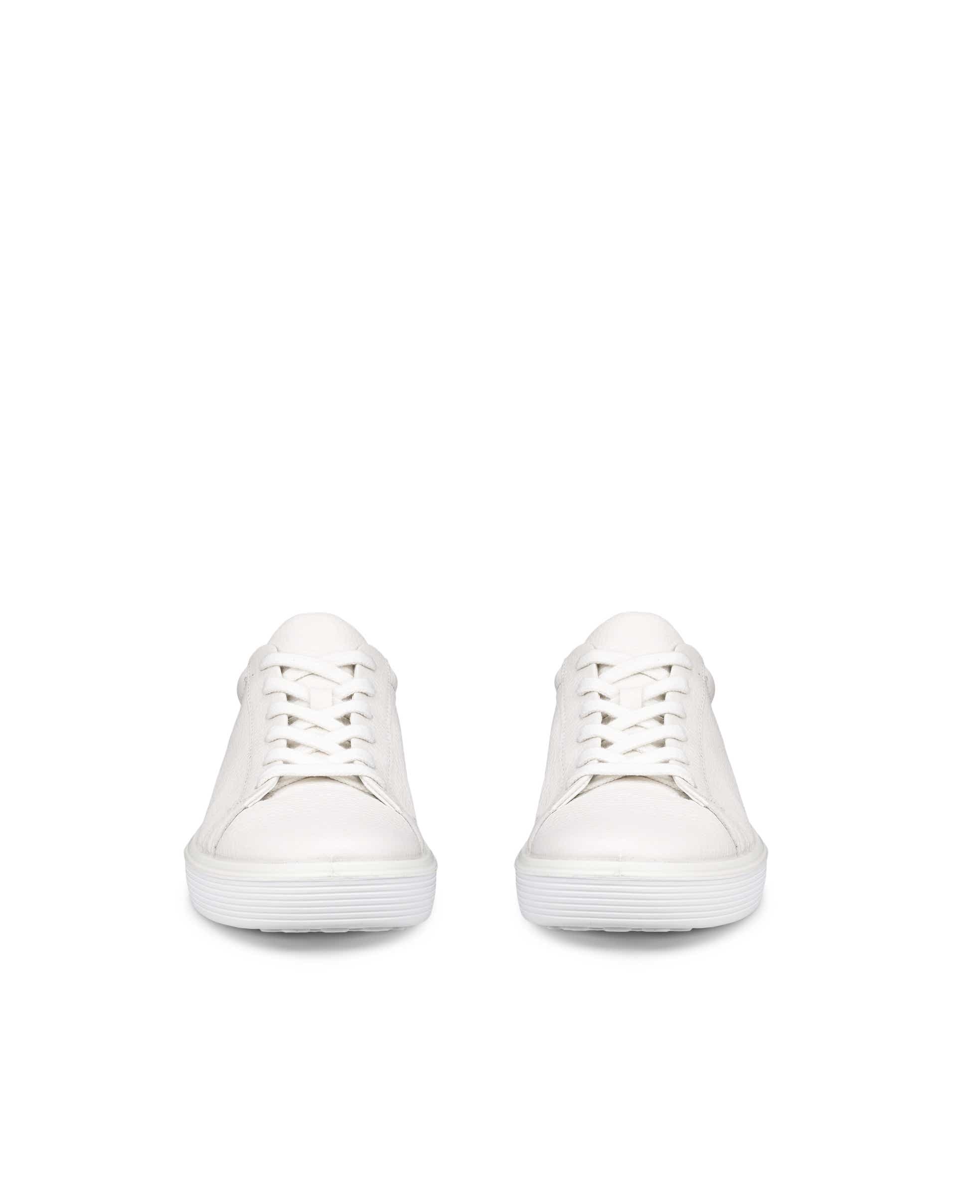 ECCO® Soft 60 Dames leren sneaker - Wit - Front pair