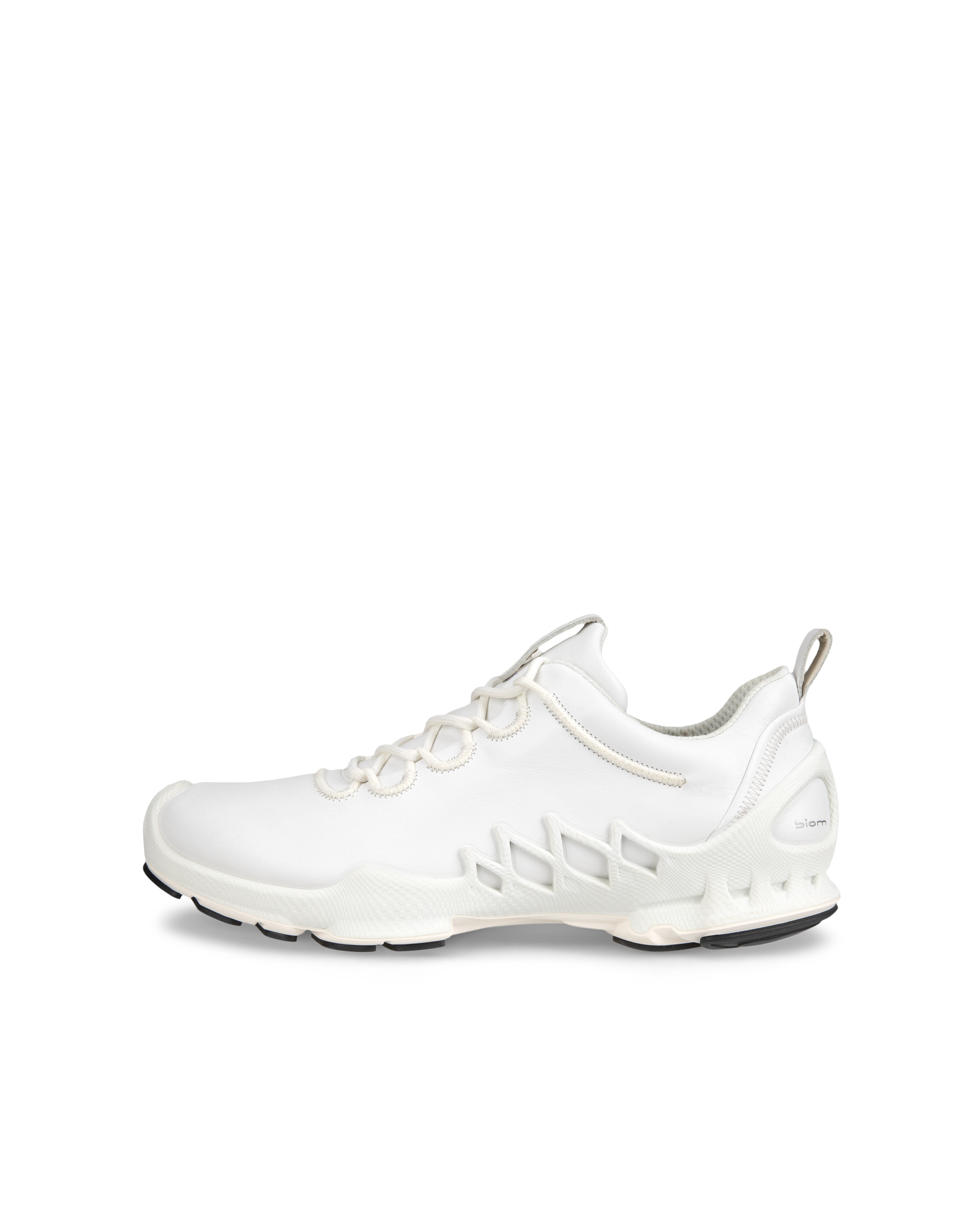 Women's ECCO® Biom AEX Leather Shoe - White - Outside