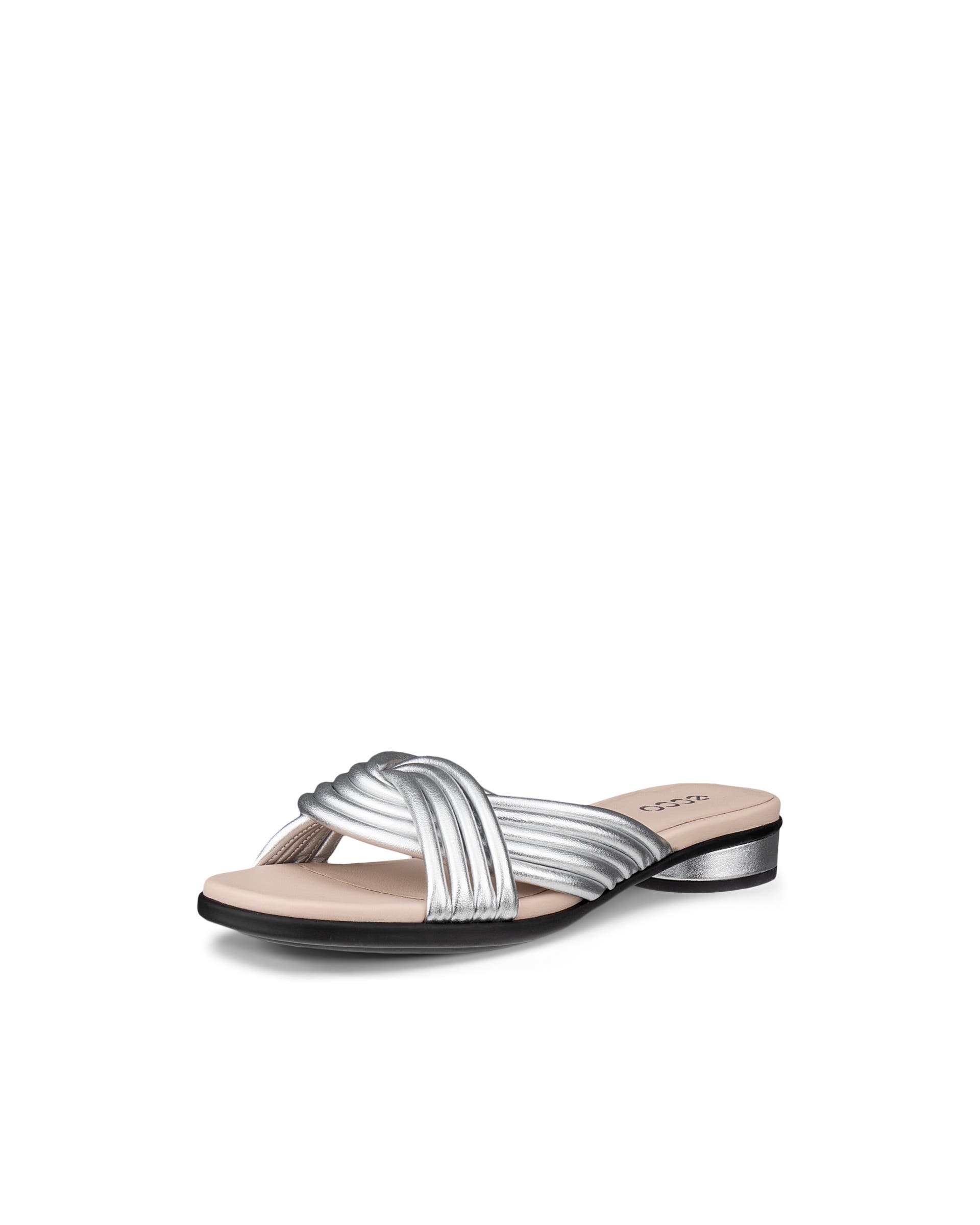 ECCO® Sculpted Alba 25 Damen Ledersandale mit Absatz - Metallic - Main