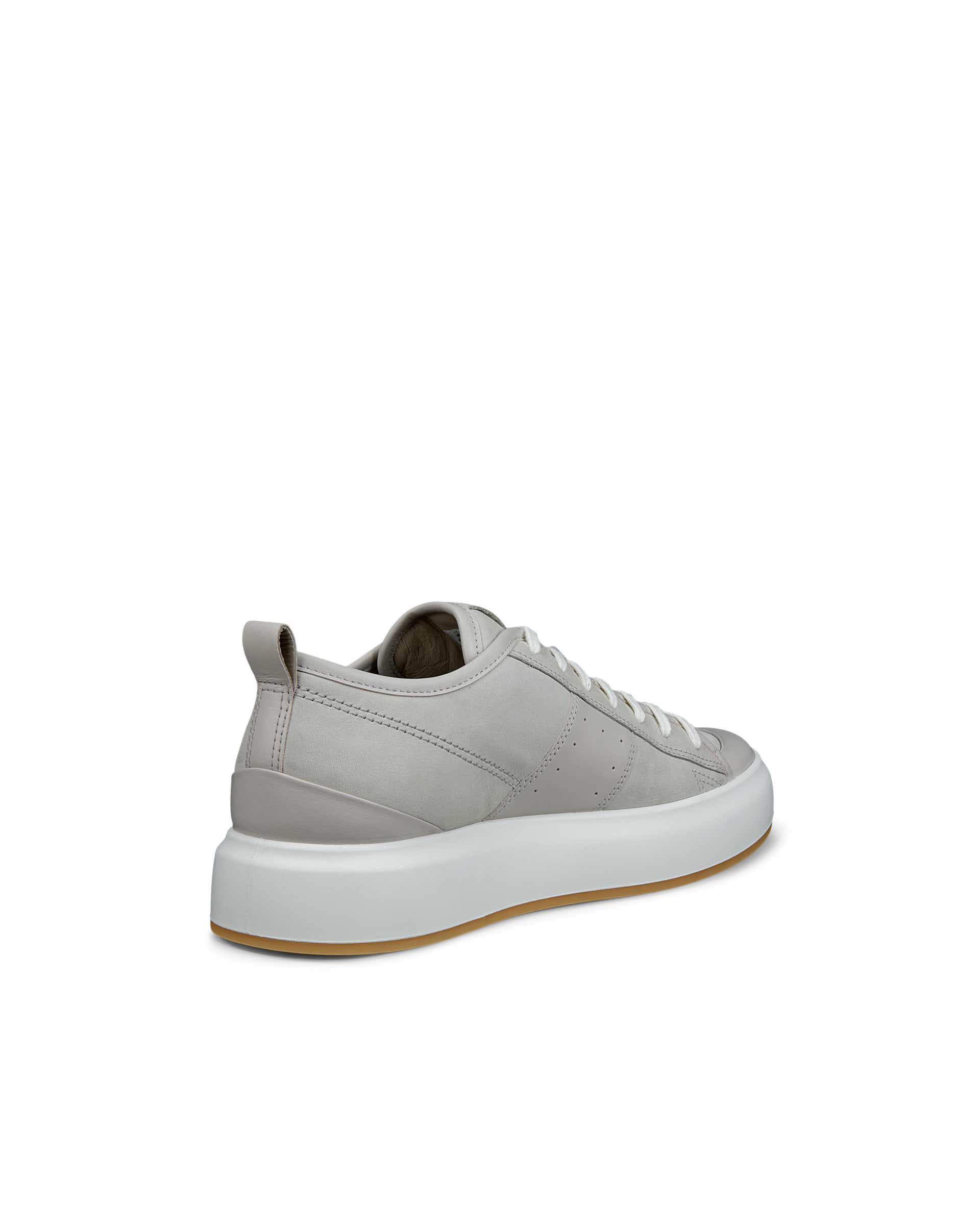 ECCO STREET ACE MENS メンズ レザースニーカー - グレー - Back